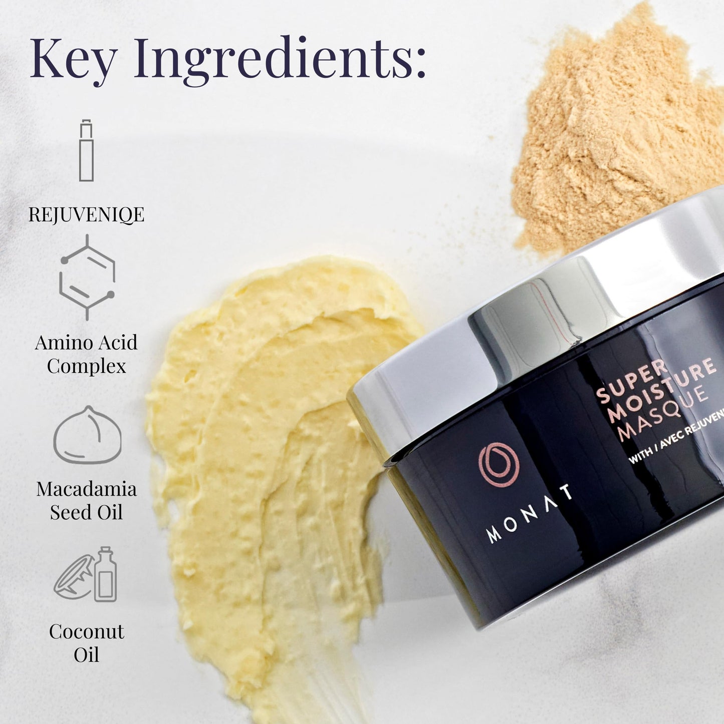 MONAT Super Moisture Masque for Hair – Advanced Hydration for Soft, Silky Hair – Smart Moisturizing Blend – Weekly Ritual for Lustrous Shine