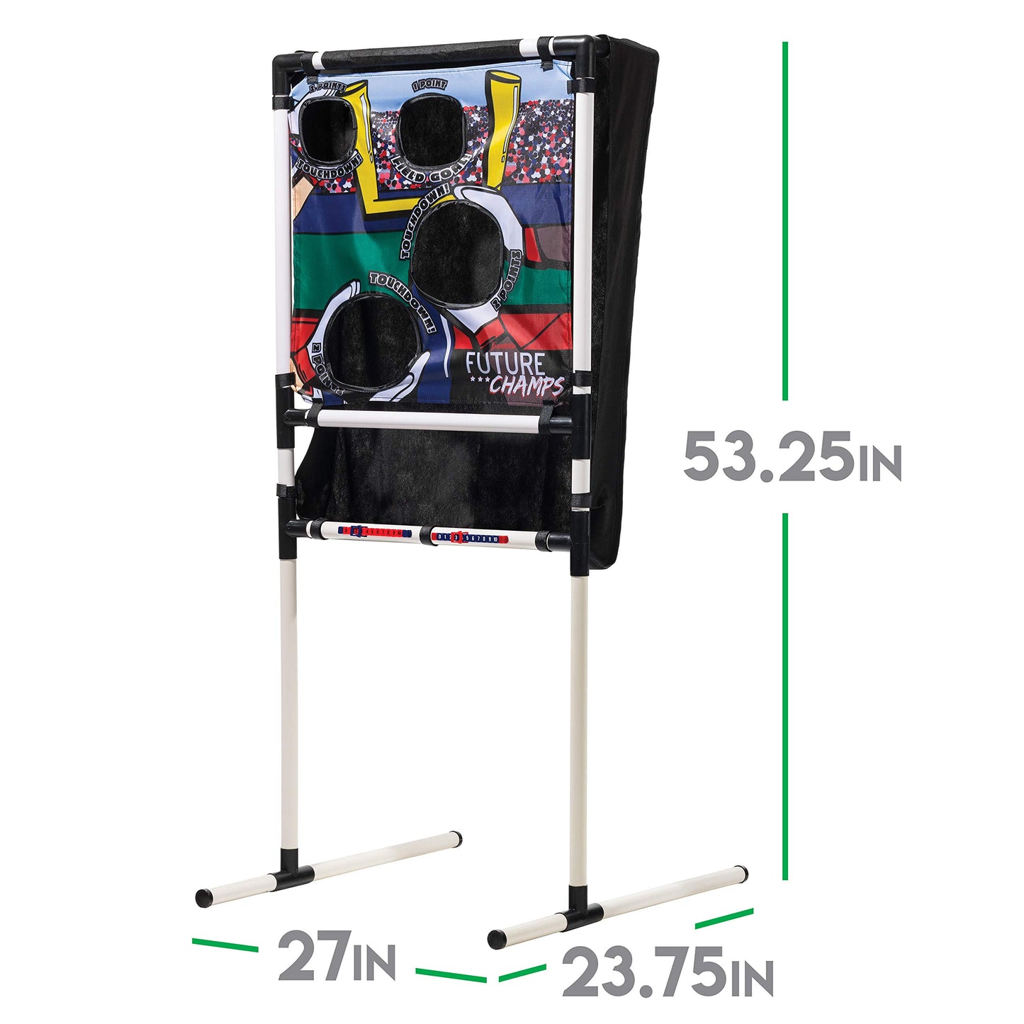 Franklin Sports Kids Football Target Toss with Mini Balls - Indoor Football Passing Game for Kids - Targets Included