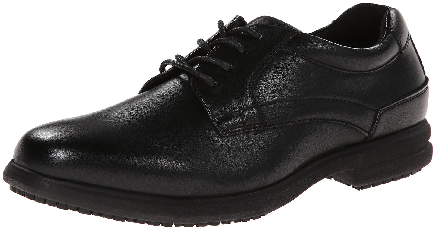 Nunn Bush Men’s Sherman Slip-Resistant Work Shoe Oxford,9 Medium US,Black