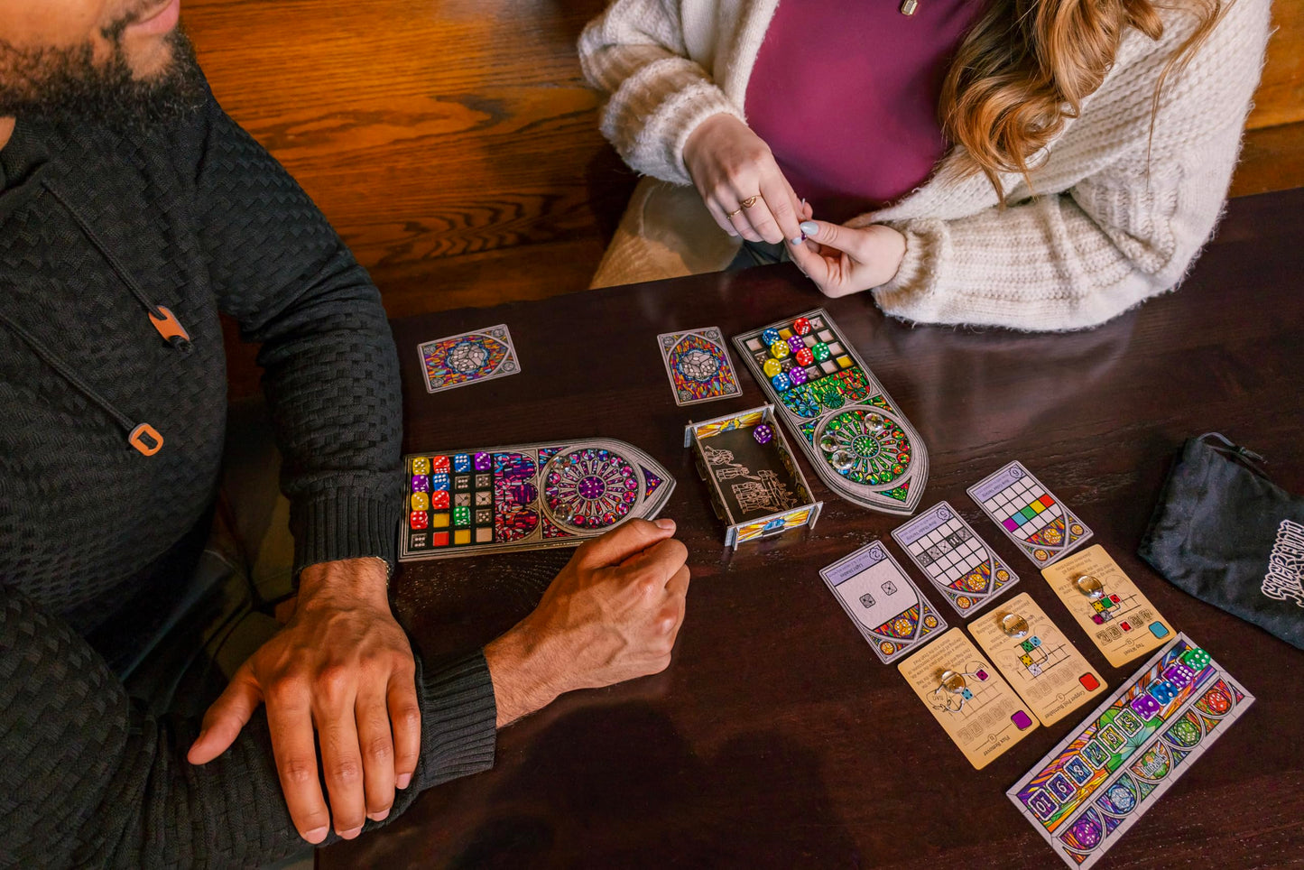 Sagrada Board Game | Family Game for Kids and Adults | Dice Drafting and Placement Strategy Game | Ages 10+ | 1 to 4 Players | by Floodgate Games