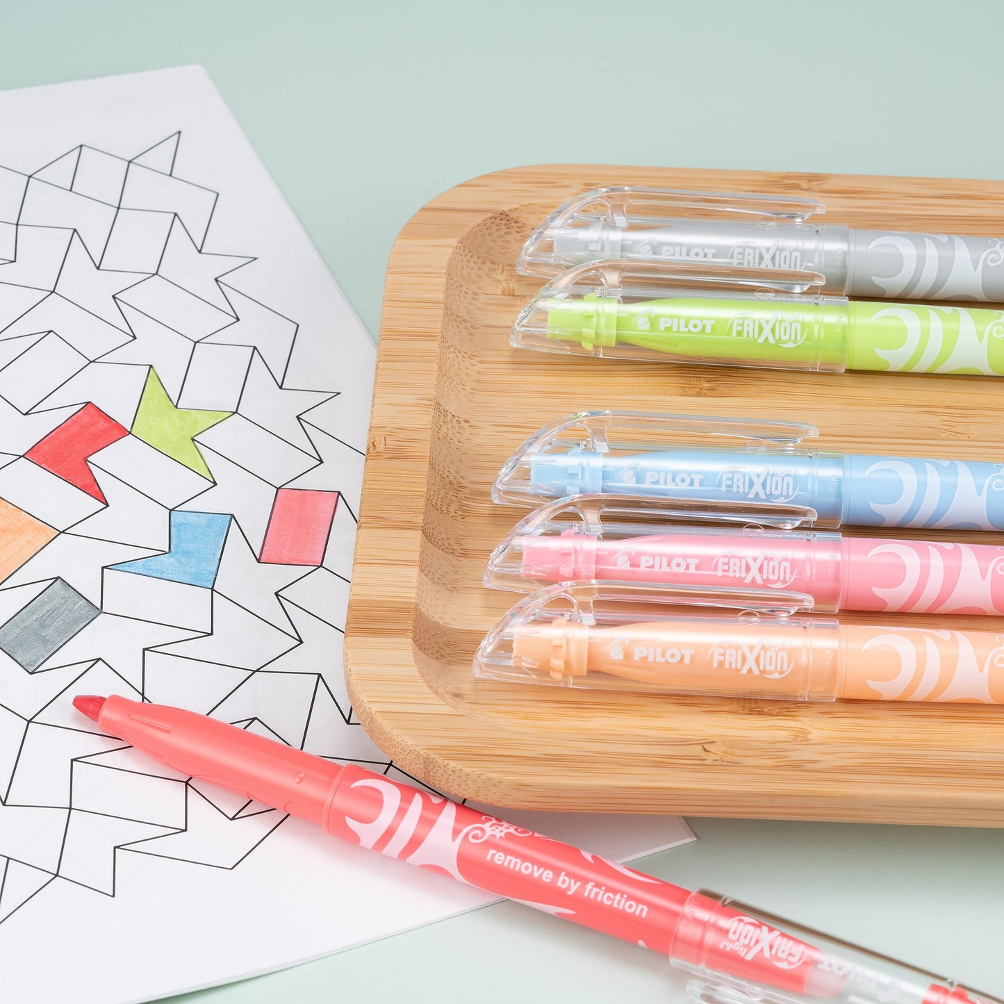 Pilot FriXion Light Pastel Erasable Highlighters, Chisel Tip, Pack of 36, Assorted Aesthetic Highlighters - Ideal for School, Journaling, and Office Use