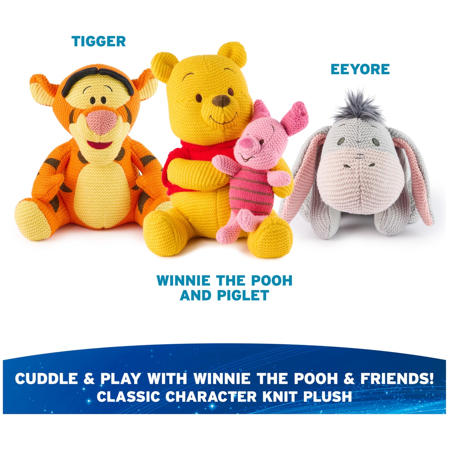 GUND Disney Official Tigger Knit Plush, Winnie The Pooh, Stuffed Animal for Ages 1 and Up, Orange, 10”