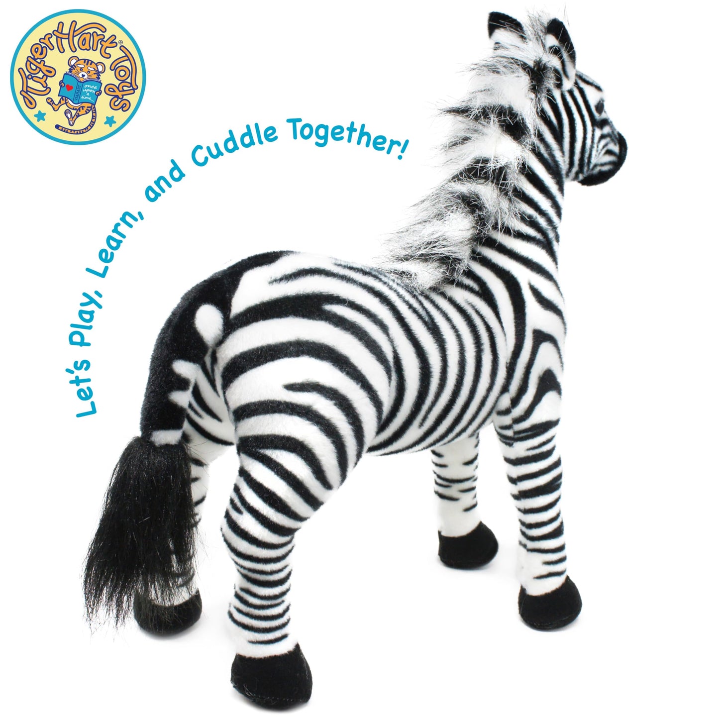 Zebenjo The Zebra - 16 Inch Stuffed Animal Plush - by TigerHart Toys