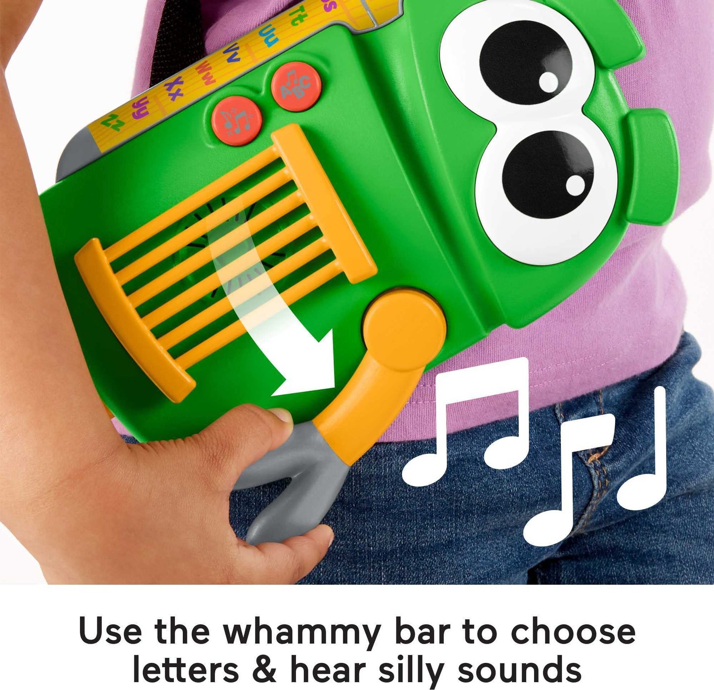 Fisher-Price StoryBots A to Z Rock Star Guitar, Pretend Musical Instrument Learning Toy That Teaches The Alphabet for Preschool Kids Ages 3 Years & up
