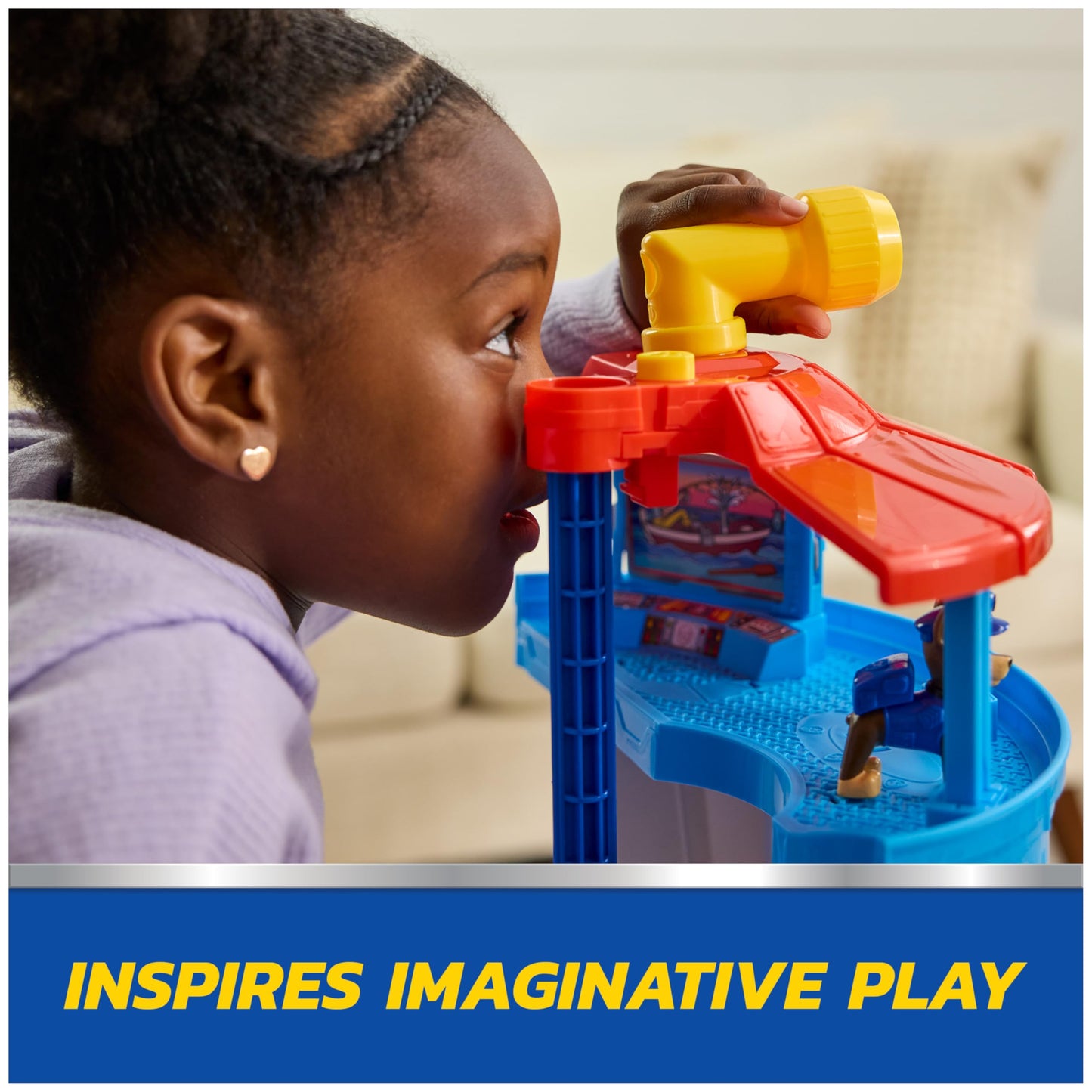PAW Patrol Lookout Tower, 20-Inch PAW Patrol Tower with Chase Action Figures, Rescue Vehicle & Launcher, Kids Toys for Boys & Girls Ages 3 and Up