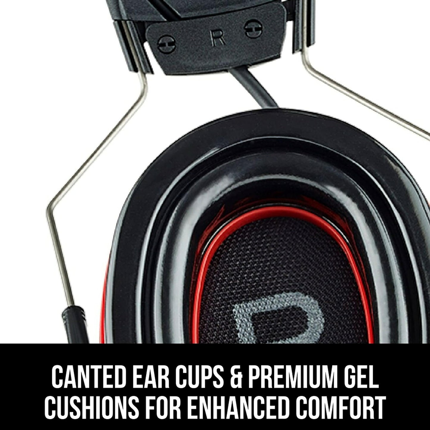 3M Pro-Protect + Gel Cushions Electronic Hearing Protector, Noise Reduction Rating (NRR) 26 dB, Bluetooth Ear Muffs, High-Fidelity Speakers & Integrated Microphone, Premium Gel Cushions (90545-SIOC)