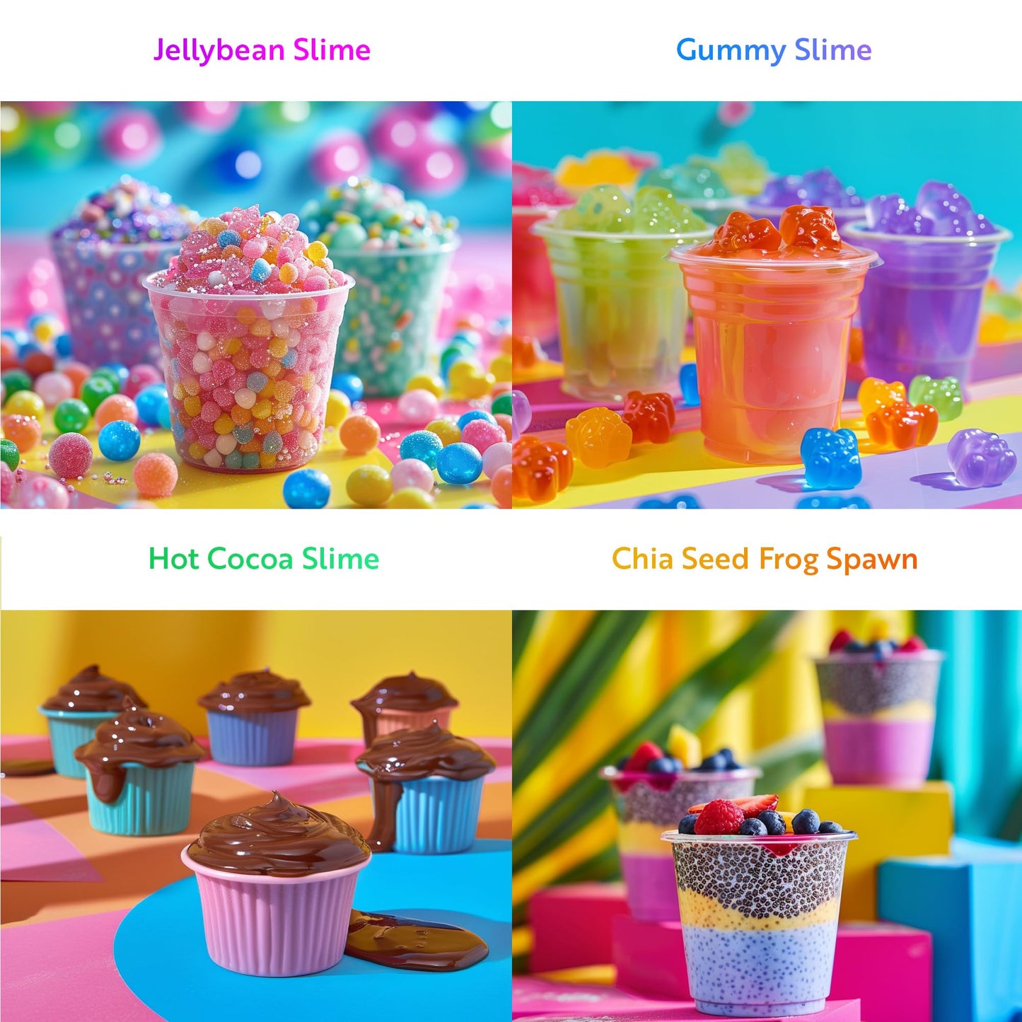 Playz Edible Slime Candy Making Science Kit for Kids Ages 8-12 Years Old - Food Science Chemistry Kid Science Kit with 25 Experiments to Make Slime Chocolates, Educational Science Kits for Boy & Girls