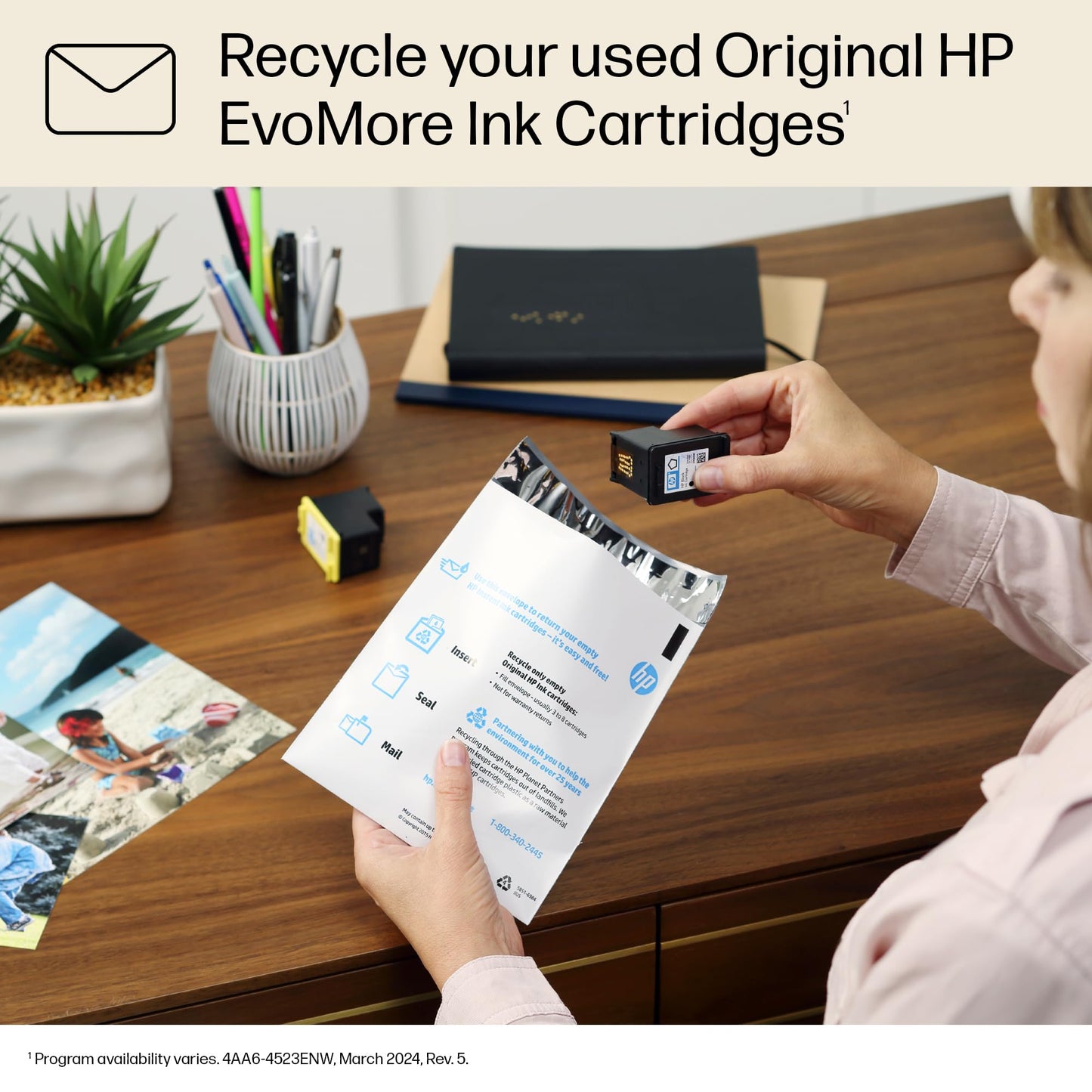 HP 923e EvoMore High Yield Cyan Ink Cartridge | Works OfficeJet 8120 Series, OfficeJet Pro 8130 Series | Carbon Neutral | 4K0T4LN