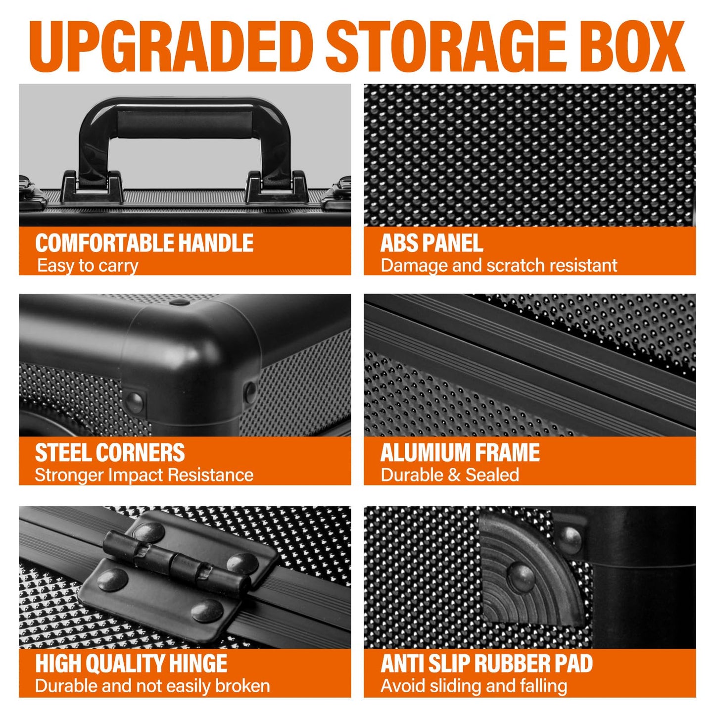 MIXPOET Graded Card Storage Box, Top Loaders Storage Case, Sports Trading Card Box, Cards Slab Case PSA MTG CSG BGS SGC Magnetic Holder, Waterproof Carrying Collector Storage Boxes