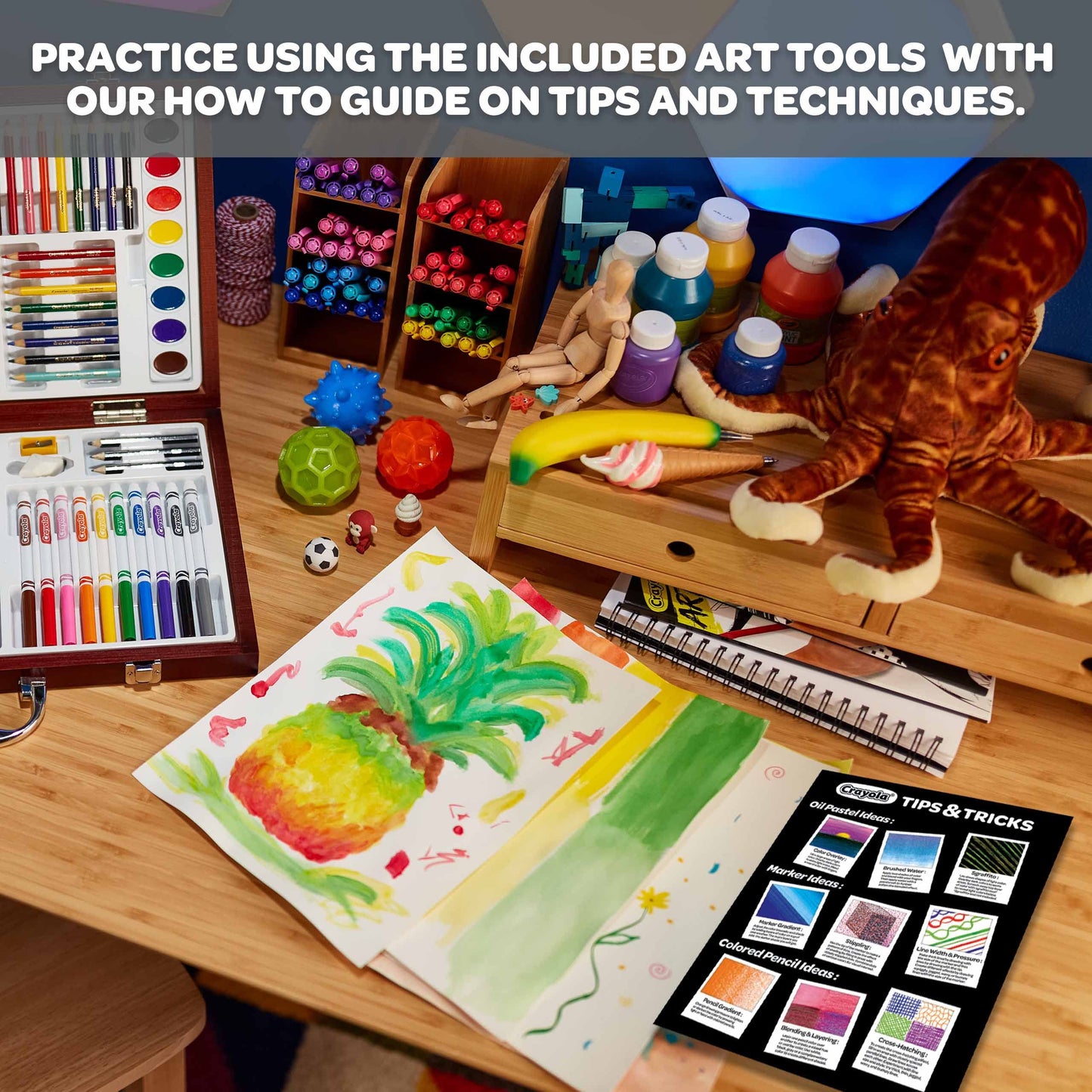 Crayola Wooden Deluxe Art Set, Arts & Crafts