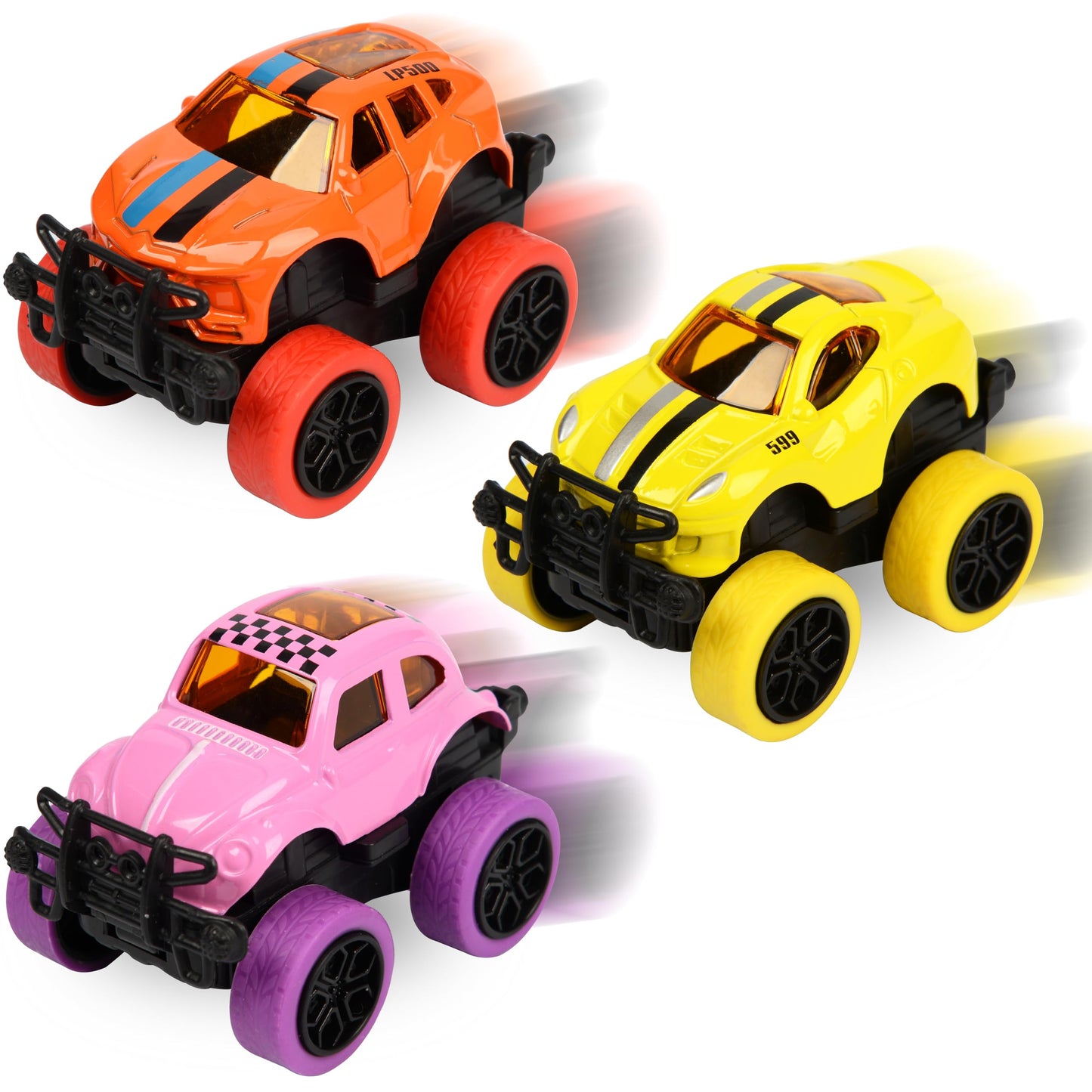 Neureyte 32 Pack Die-cast Mini Monster Truck for Boys and Girls,Pull Back Alloy Trucks Toy,Mini Pull Back Cars,Die-cast Race Cars for Kids Party Favors