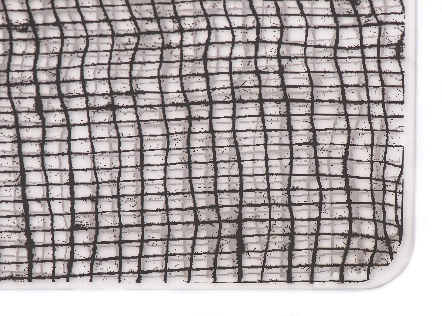 modern-twist Table Runner, BPA Free, Table Protection, Dishwasher Safe, Heat Resistant Up To 425°, Linen Print, Black