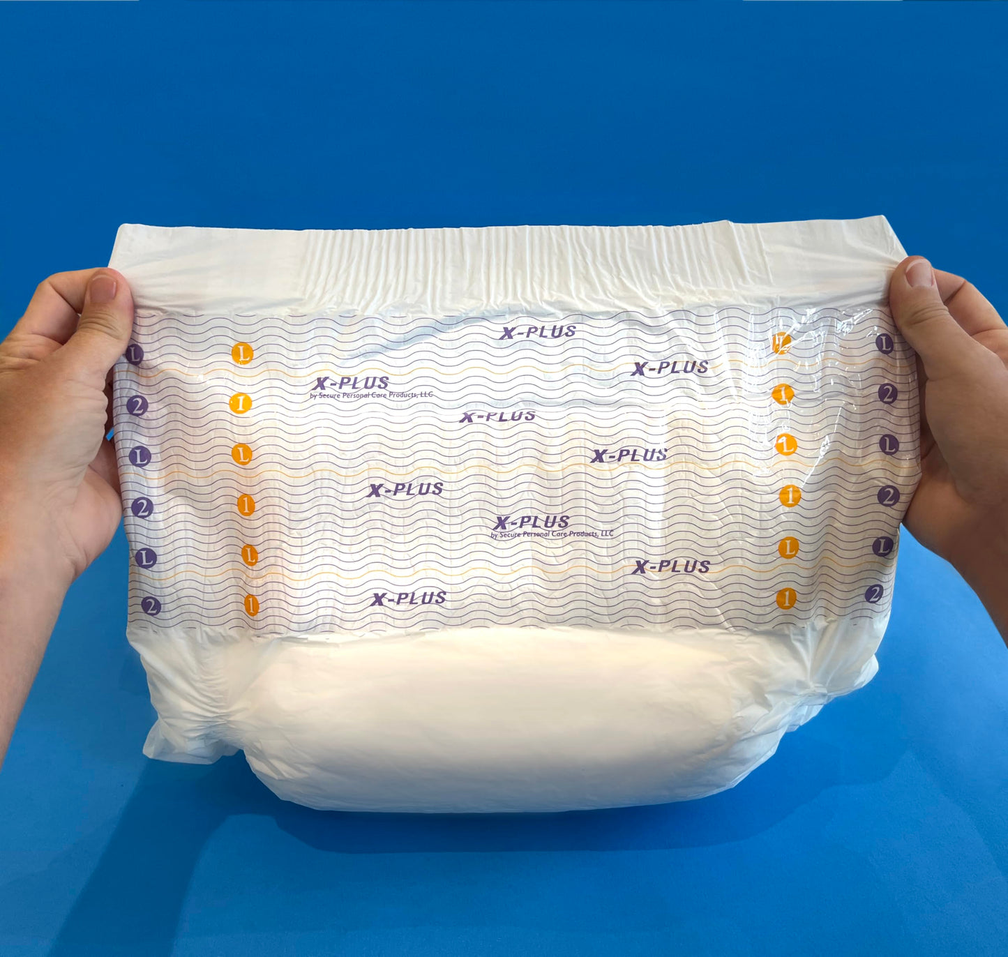 TotalDry Ultimate X-Plus - Fitted Incontinence Briefs Adult Diapers – Plastic Backed Ultra Absorbent Overnight Bladder Control for Women & Men - FSA HSA Approved - Medium