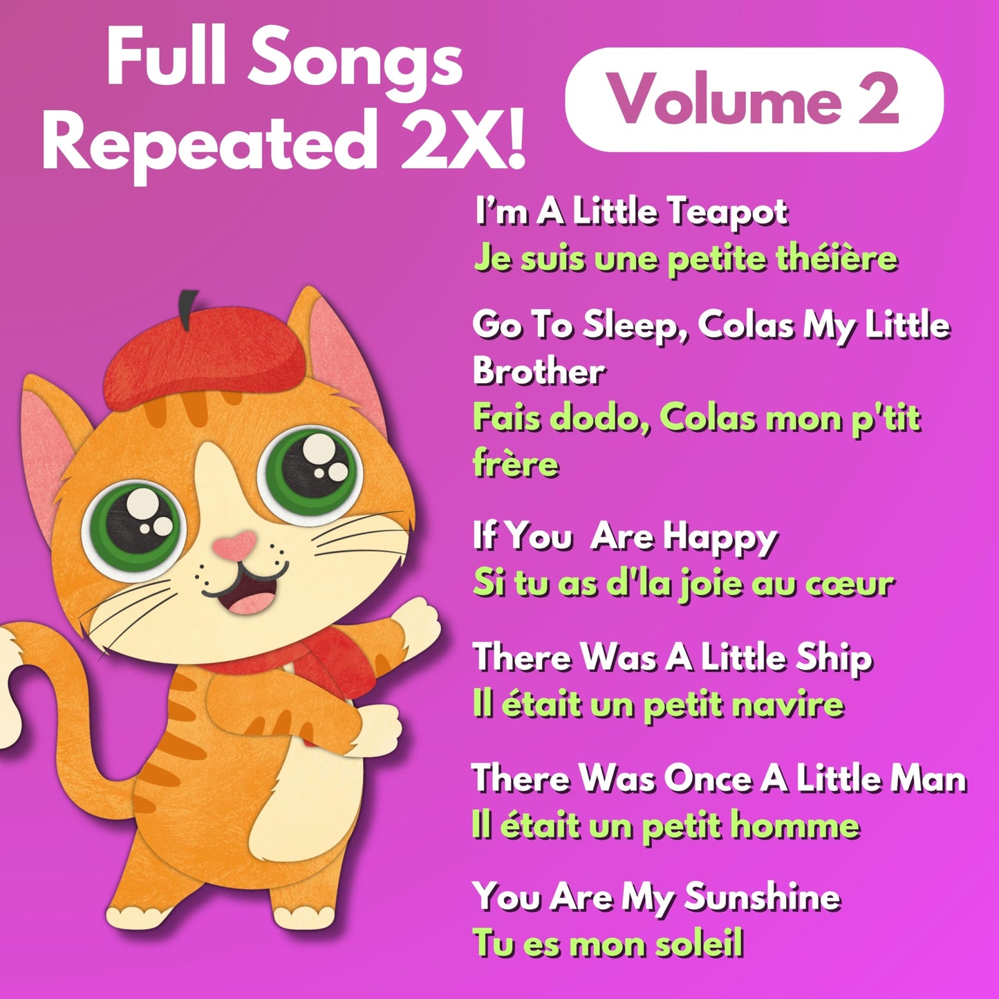 Lulu Learns French Vol. 2: Interactive Musical Baby Book – Bilingual French Learning Toy for Toddlers, Kids & Babies, Educational French Sound Book for Early Language Development