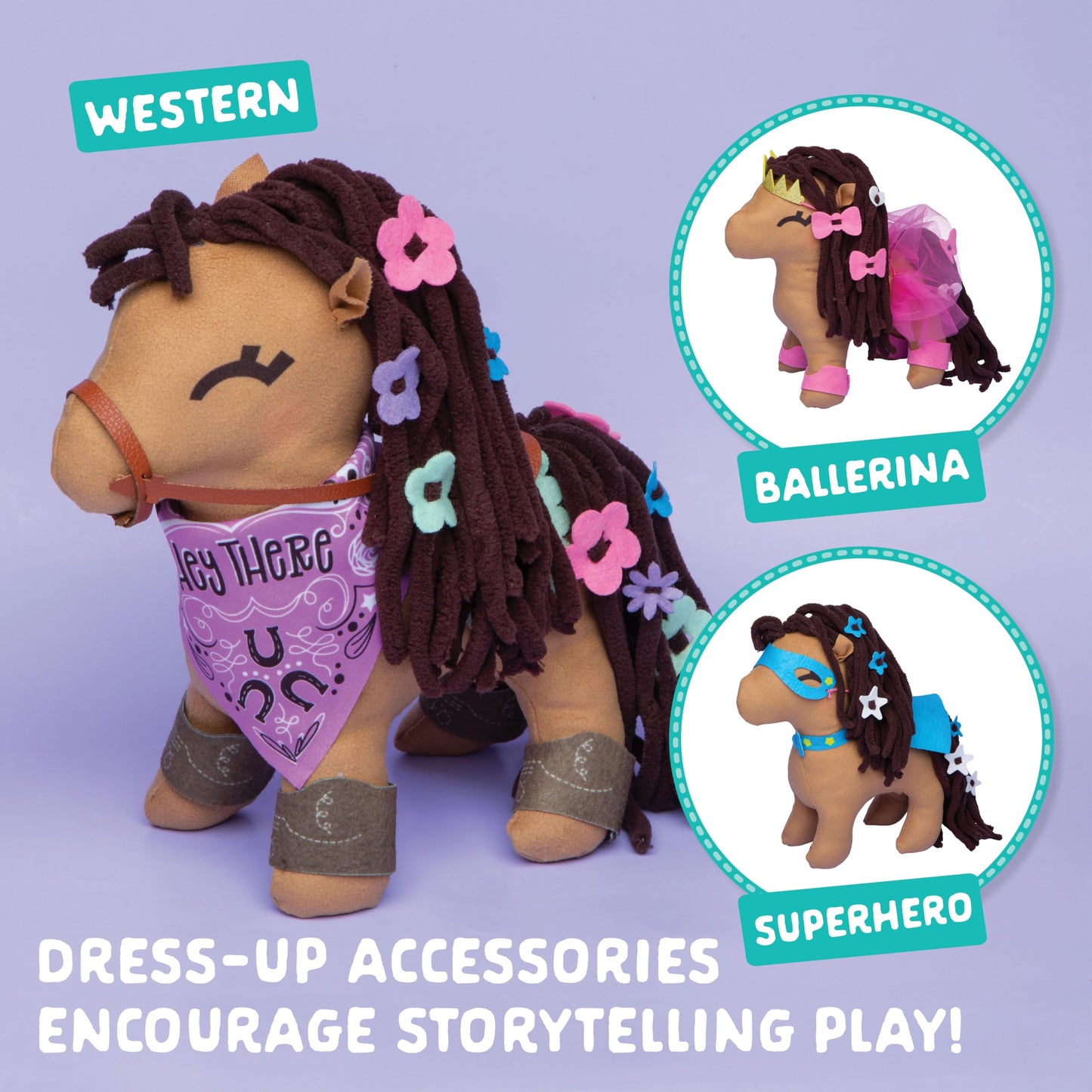 Craft-tastic Make A Plush Pony Friend Crafts, Multi