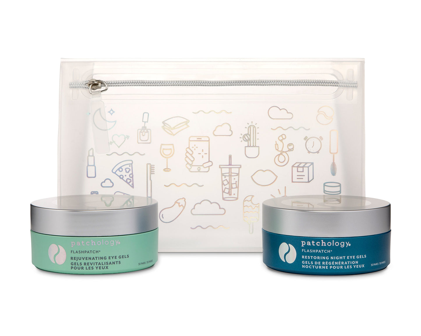 Patchology Night & Day Under Eye Patches (60 Pairs) - Eliminate Dark Circles, Puffy Eyes & Wrinkles - Premium Collagen & Retinol Masks for Brightening, Refreshing, Anti-Aging & Ultimate Hydration