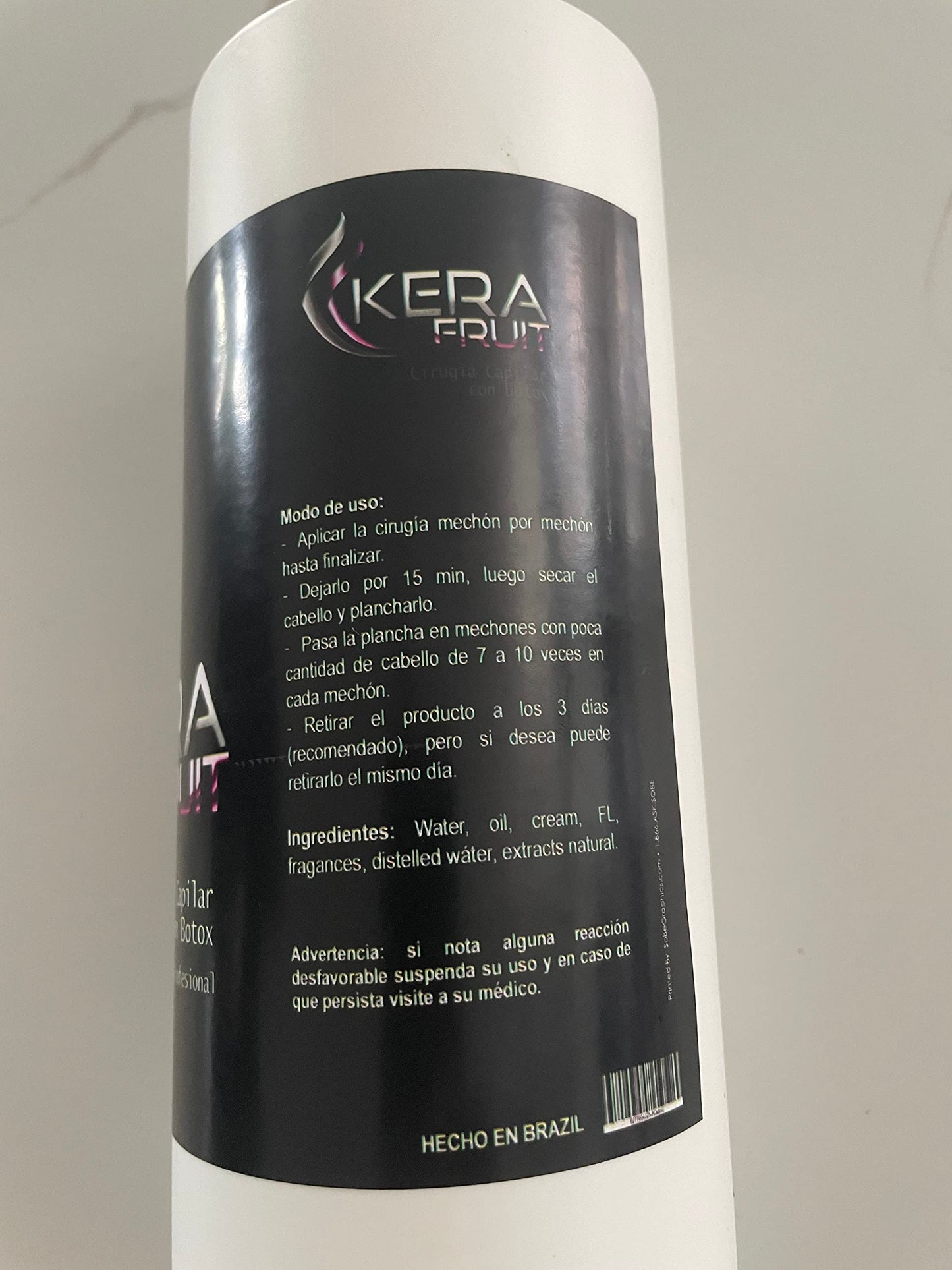 Cirugia Capilar Kerafruit 32 oz + Shampoo Nueva Presentacion Deja Brillante el Cabello