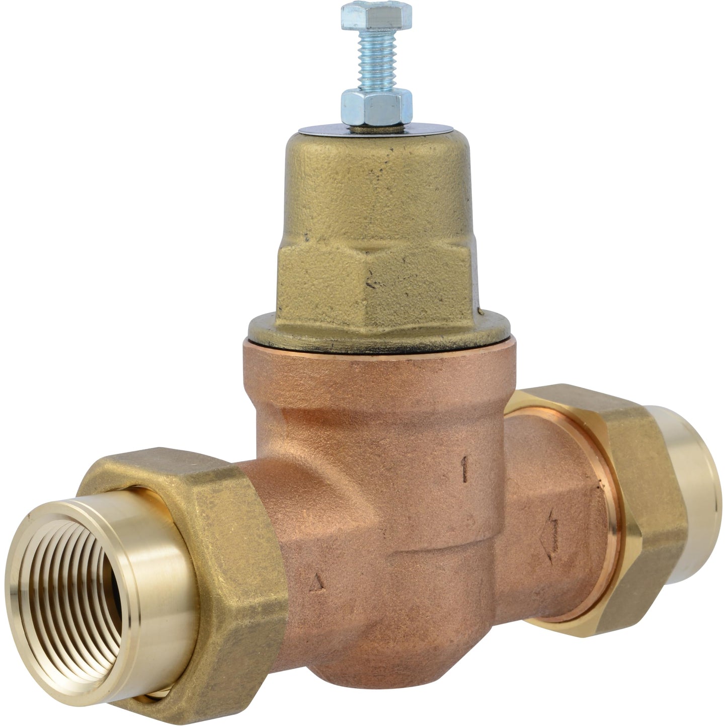 Cash Acme EB45 Pressure Regulating Valve, Double Union, 1 Inch NPT Female, Metal Top, 60 PSI, PVA20M-DUTH-60
