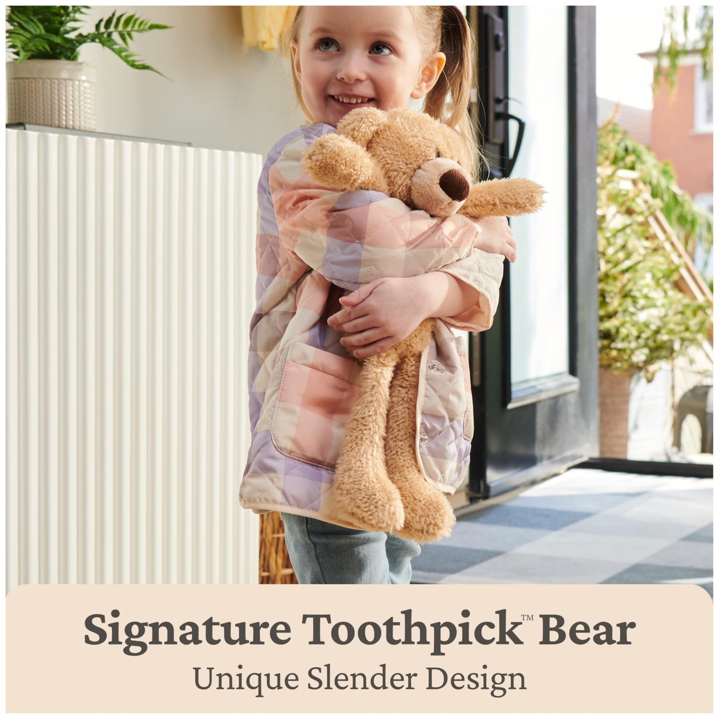 GUND Toothpick, Classic Teddy Bear Stuffed Animal for Ages 1 and Up, Beige, 15”