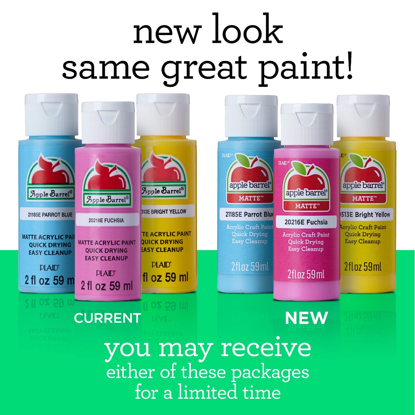 Apple Barrel, PROMOABMP22 Holiday Acrylic Paint Set, 32 Piece, 26 Apple Barrel Paints, 2 Mod Podge Acrylic Sealers and 4 Foam Brushes