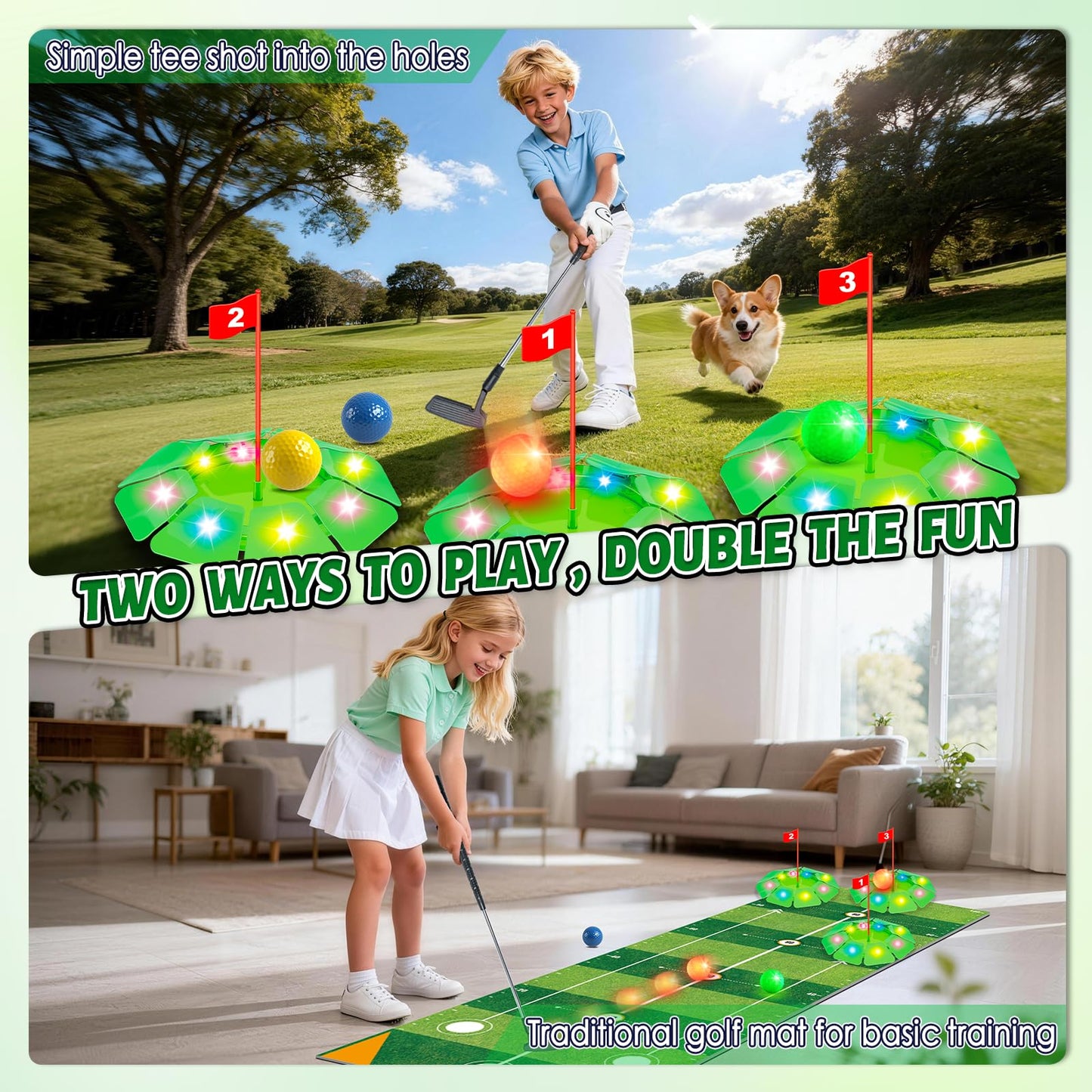 VATOS Golf Putting Set for Kids