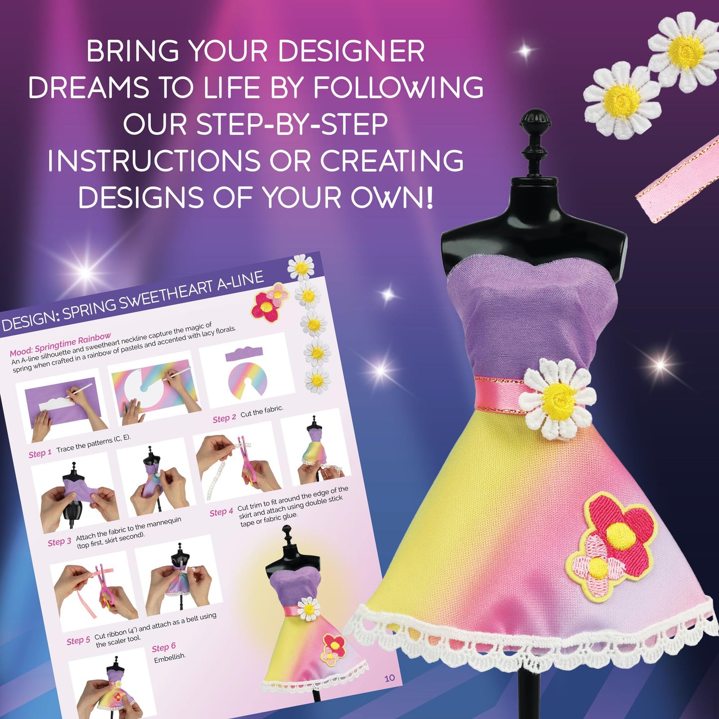 MindWare Run The Runway Fashion Design Kit for 8 Year Olds and Up