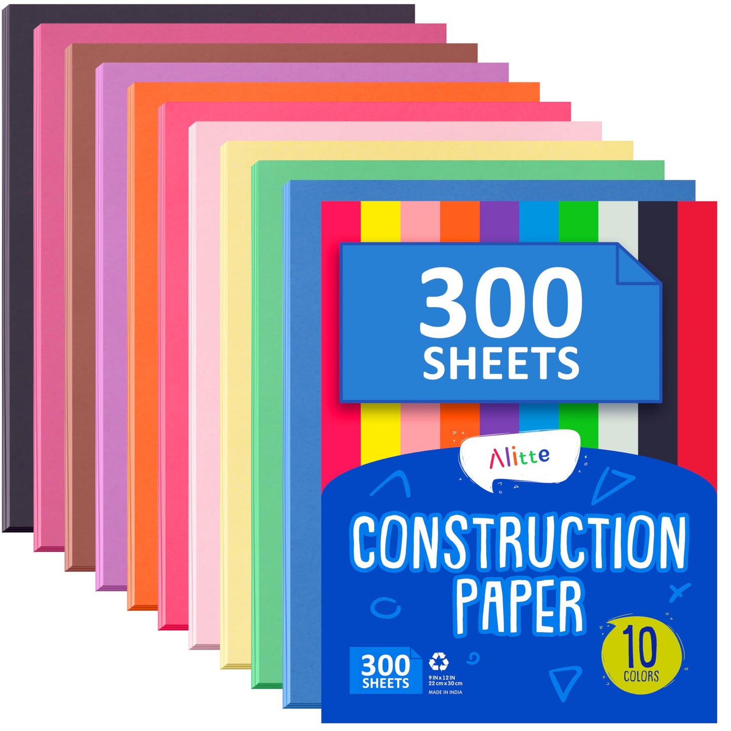 Alitte Construction Paper 600 Sheets