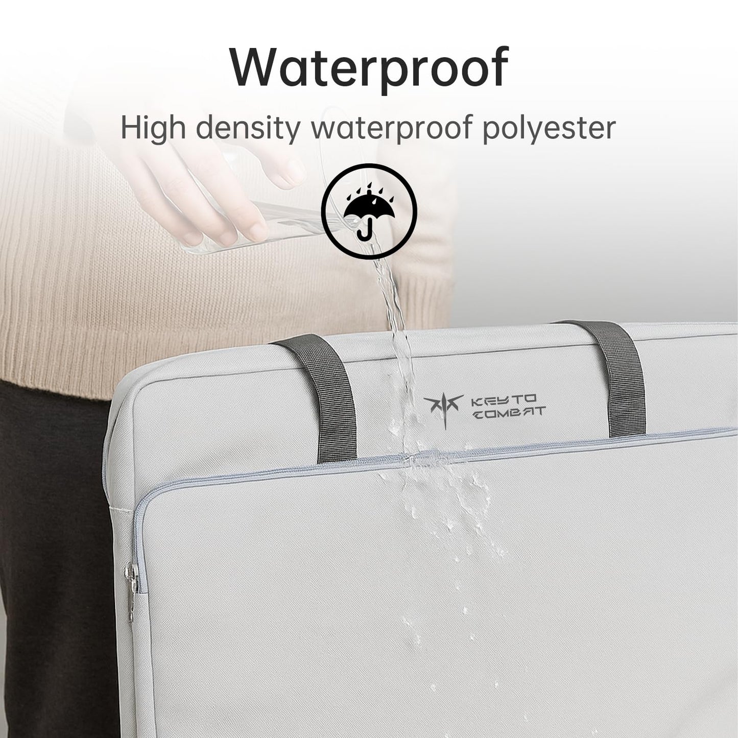 KTC Carrying Laptop Bag A25Q5 25 Inch Portable TV MEGAPAD Compatibility, Travel Laptop Tote Bag, Carry On Handle Case，Durable & Water-Repellent Fabric
