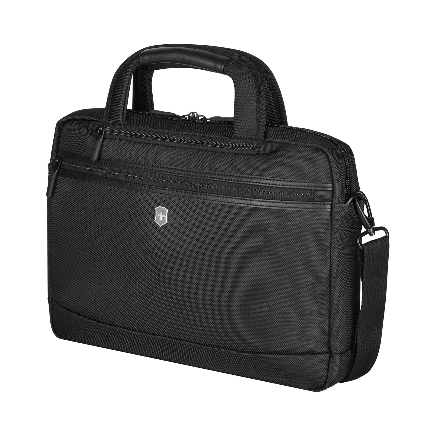 Victorinox Journey Pivot 14" Slimline Briefcase Black