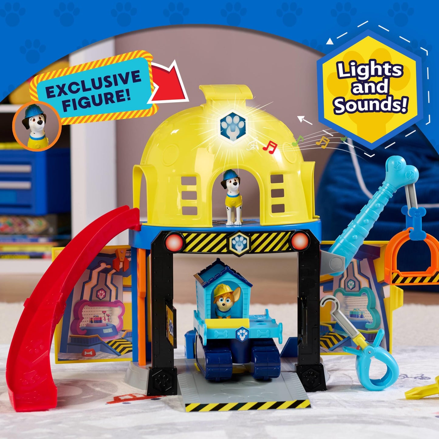 Pupstruction HQ Playset, Kids Toys for Ages 3 Up, Gifts and Presents