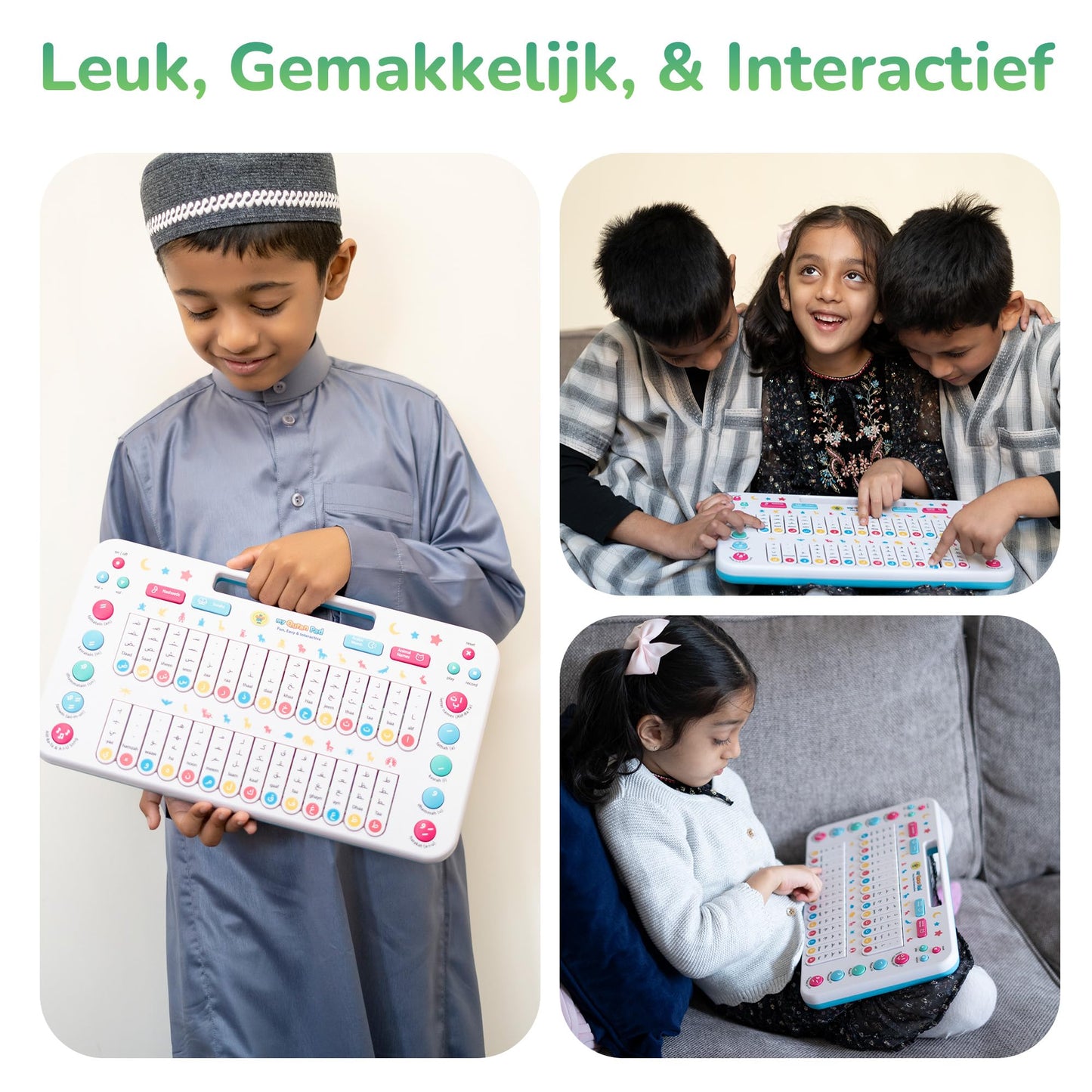 My Salah Mat My Quran Pad | Interactive Arabic Learning Pad for Kids