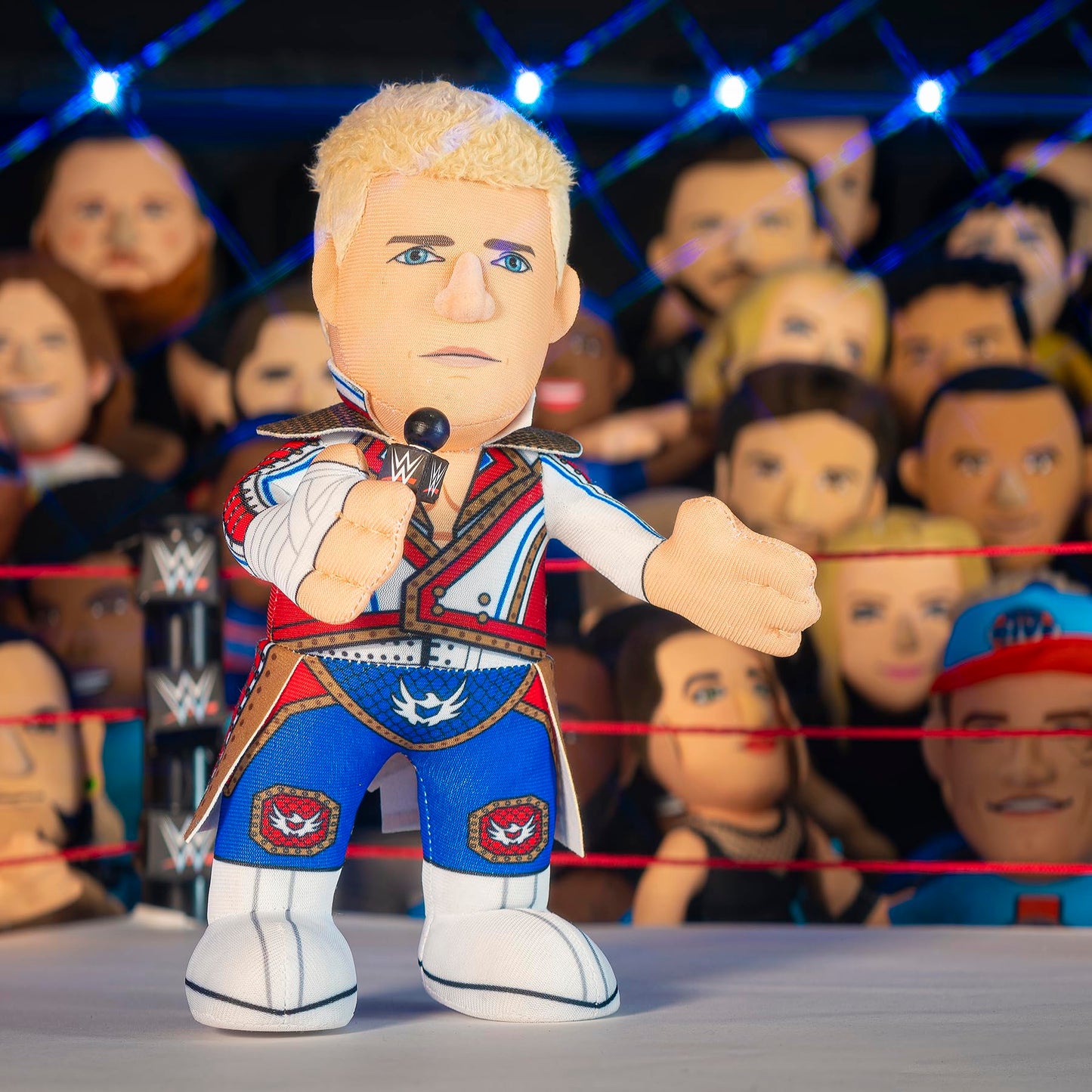 Bleacher Creatures WWE Superstar Cody Rhodes 10" Plush Figure - A Wrestling Star for Play or Display