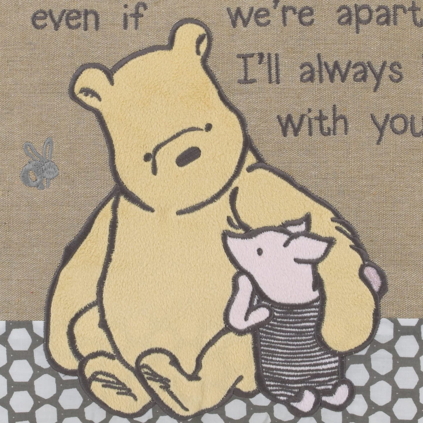 Dsney Disney Classic Pooh - A Day with Pooh - Decorative Pillow with Applique & Embroidery