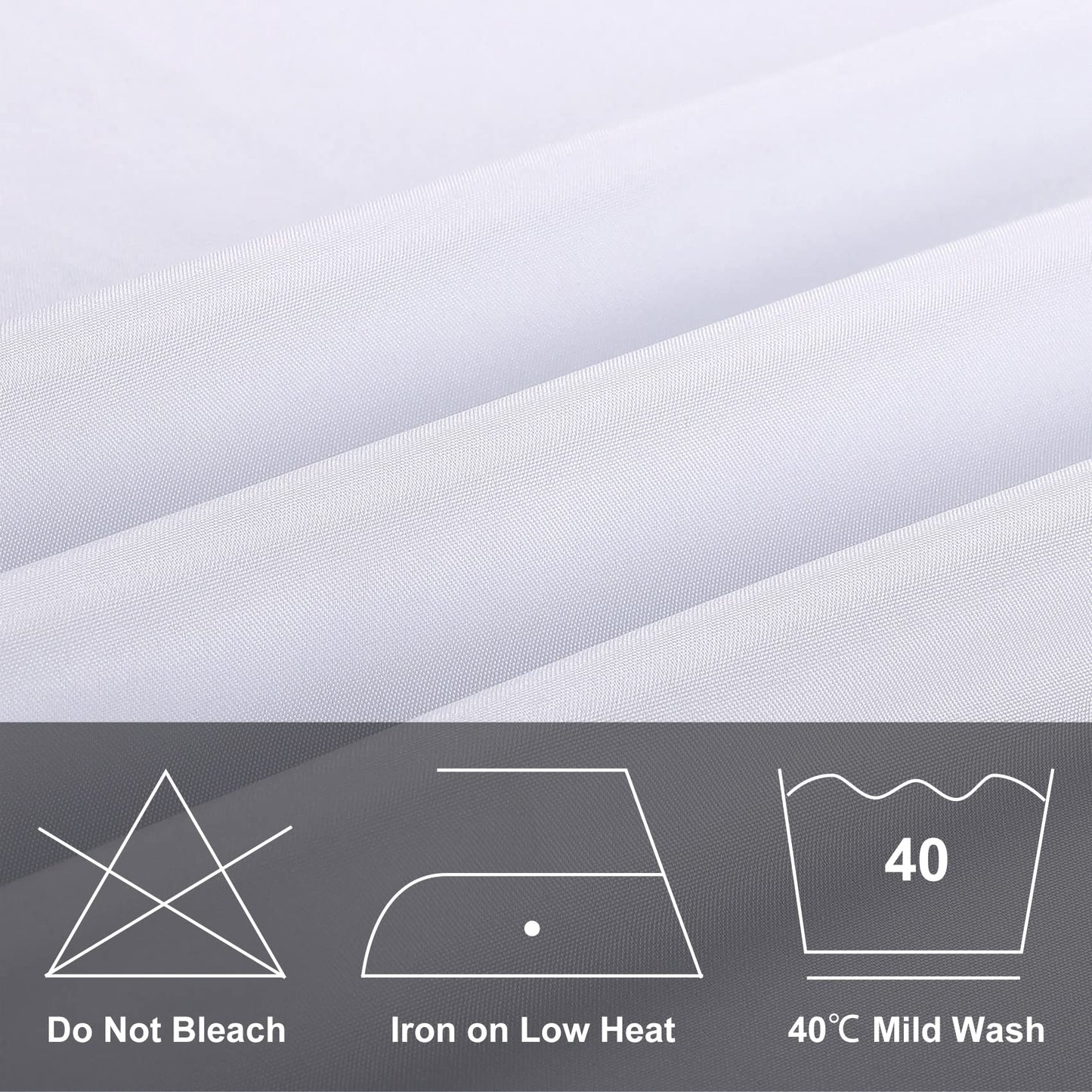 6 Pack Round Tablecloth 90 Inches White Table Cloth Stain and Wrinkle Resistant Washable Polyester Fabric Table Cover for Party, Wedding and Banquet Decoration