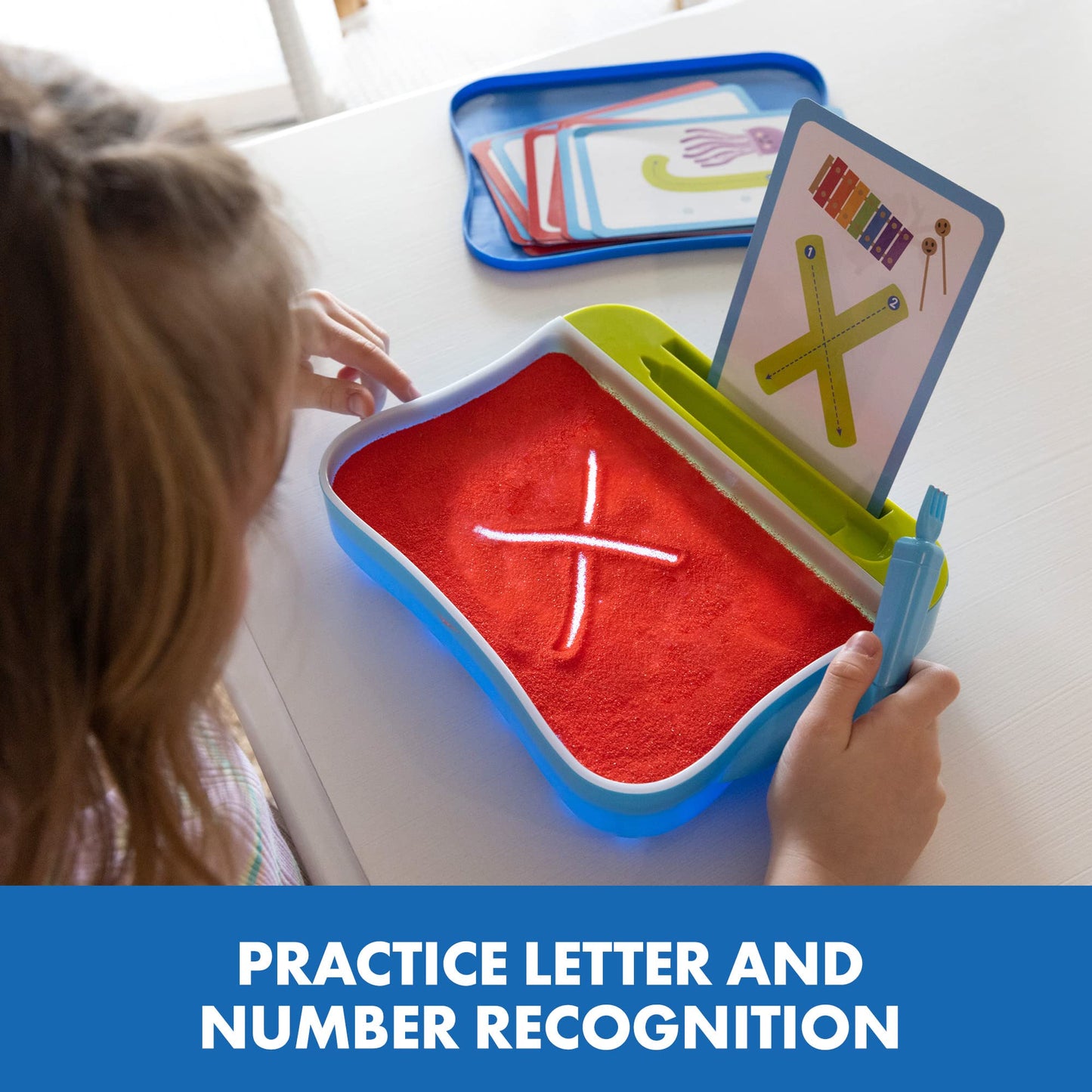 Educational Insights Light-Up Tracing Center - Toddler Learning Activities, Alphabet Learning Toys, Writing Practice for Kids, Learn to Write with Alphabet Flashcards, Letter Tracing for Kids, Ages 3+