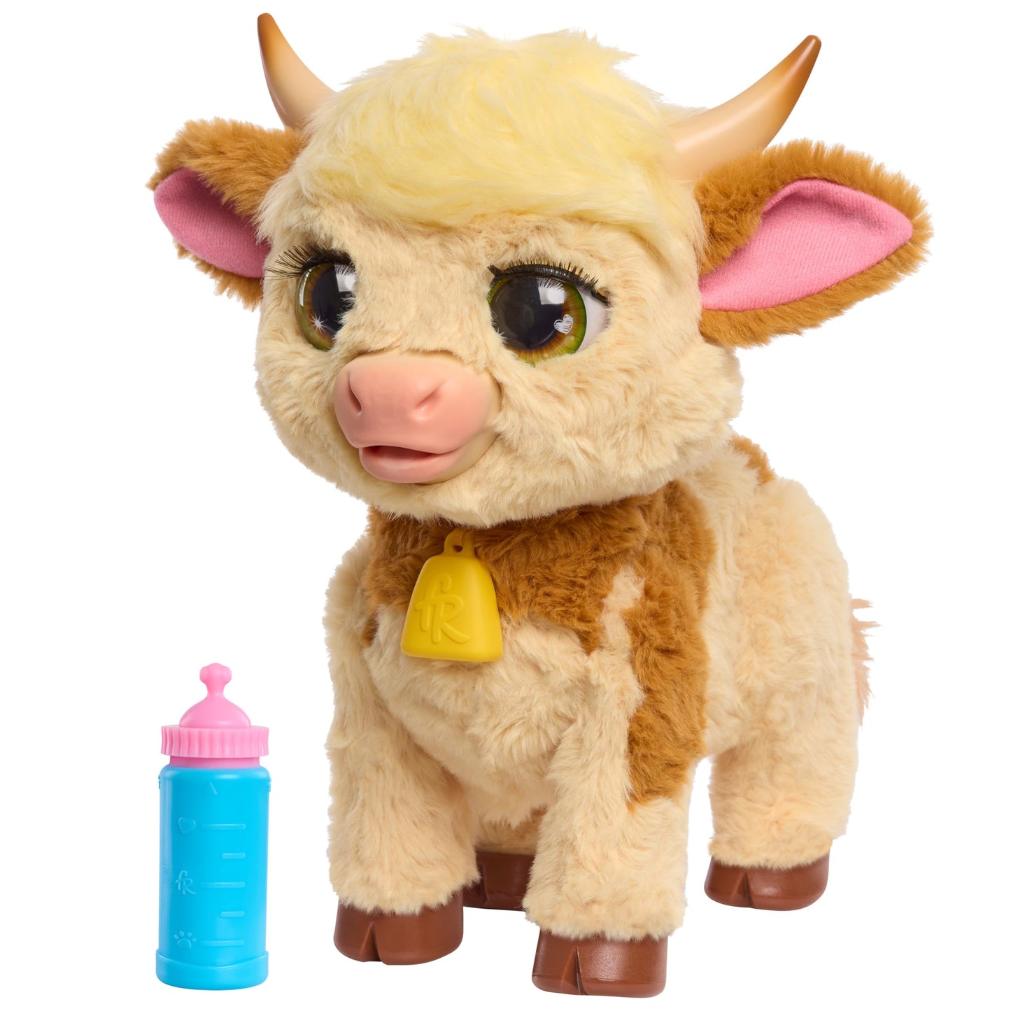 FurReal Maggie The Feed & Follow Cow, Kids Toys for Ages 4 Up, Gifts and Presents