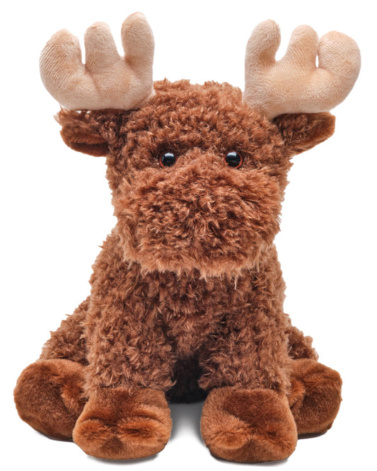 Bearington Morton The Moose Stuffed Animal, 10.5 Inch Plush Moose
