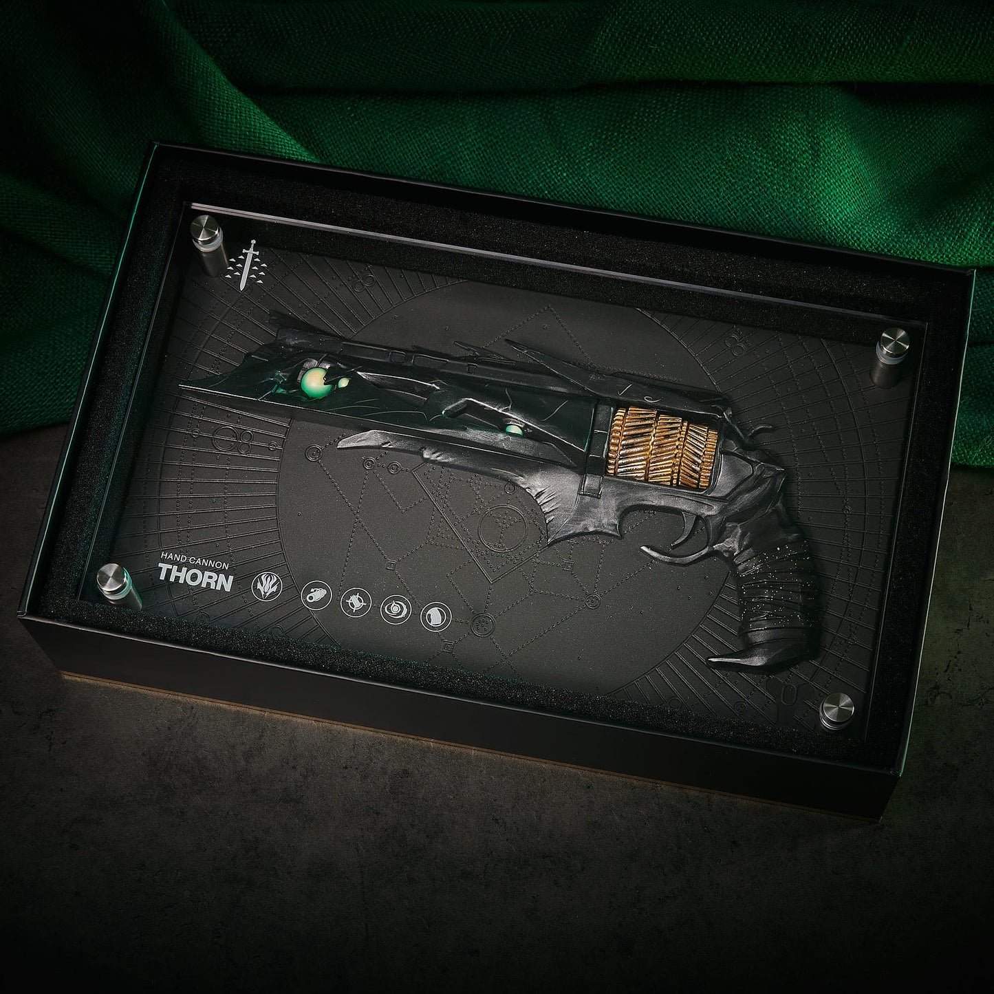 Numskull Thorn Exotic Weapon Figure 12x7 (30x18cm) Limited Edition Collectible Replica Statue - Official Destiny Merchandise - FPS Sci-Fi Action Video Game Figurine