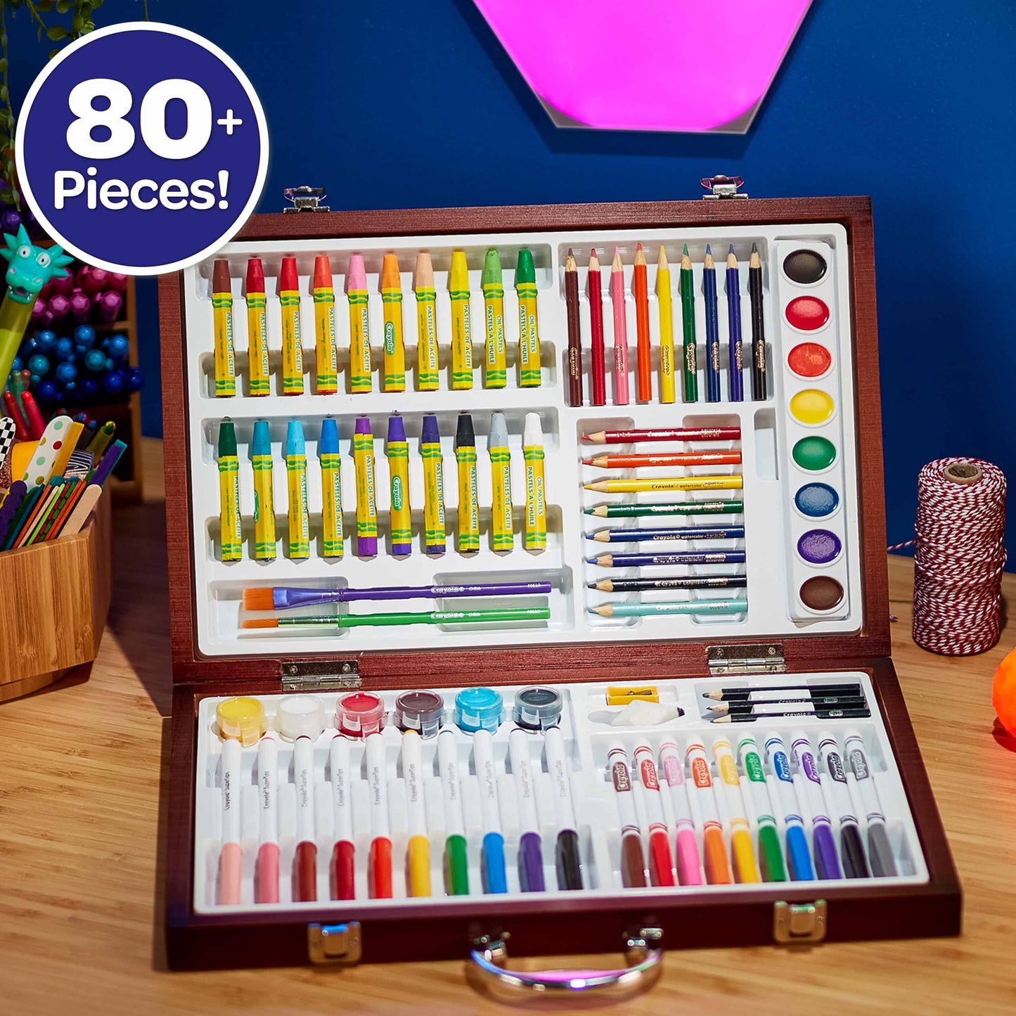 Crayola Wooden Deluxe Art Set, Arts & Crafts