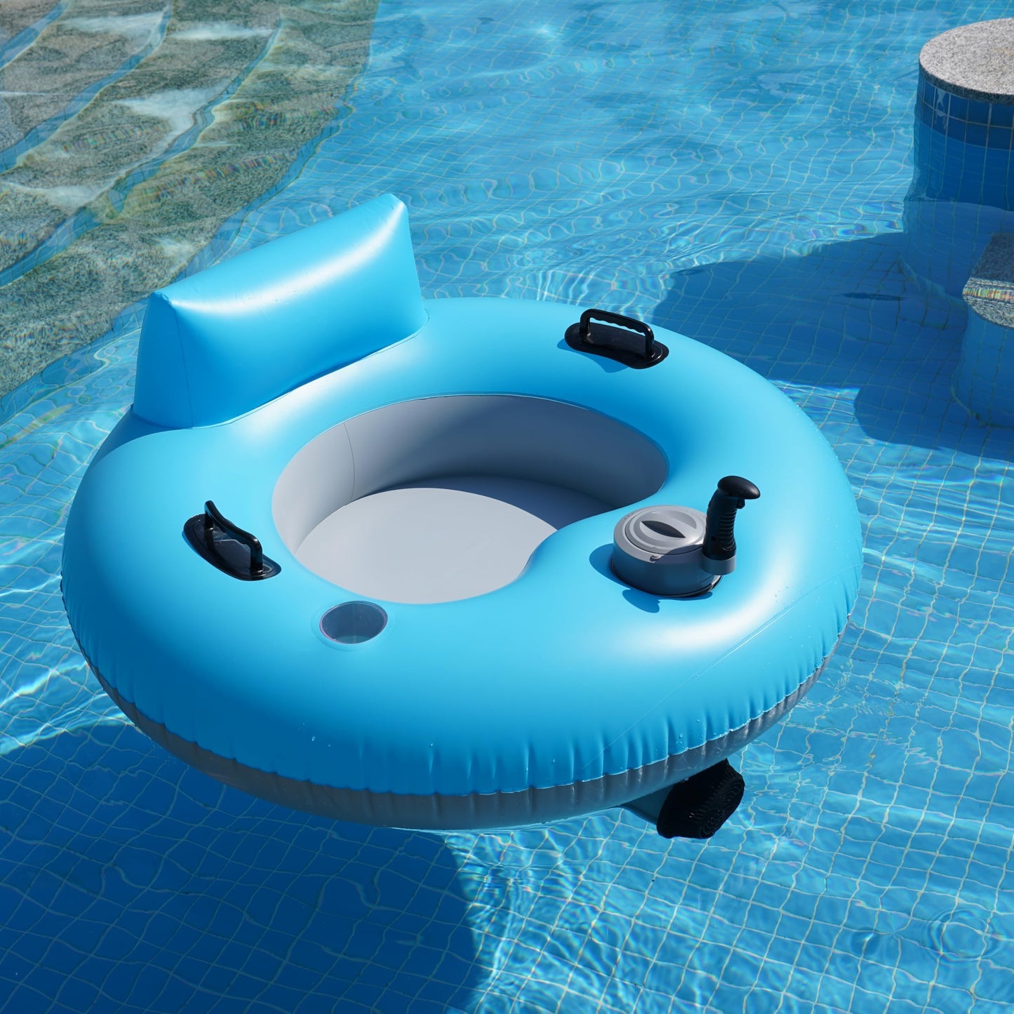 NBJIALIN Inflatable River Tube Float - River Run for Adult Heavy Duty Motorized Tubes Floating with Backrest for Party Summer Water Beach