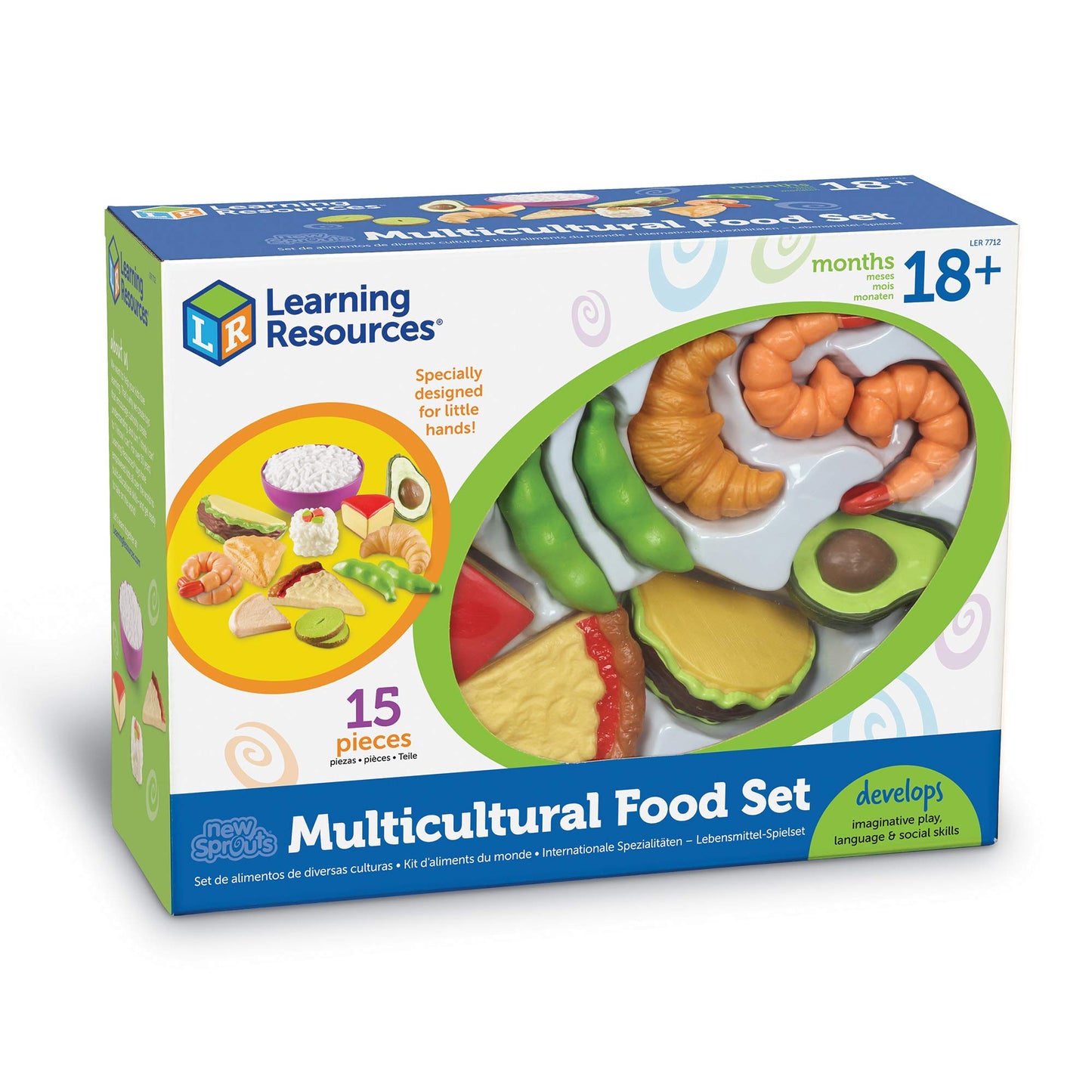 Learning Resources New Sprouts Multicultural Food Set