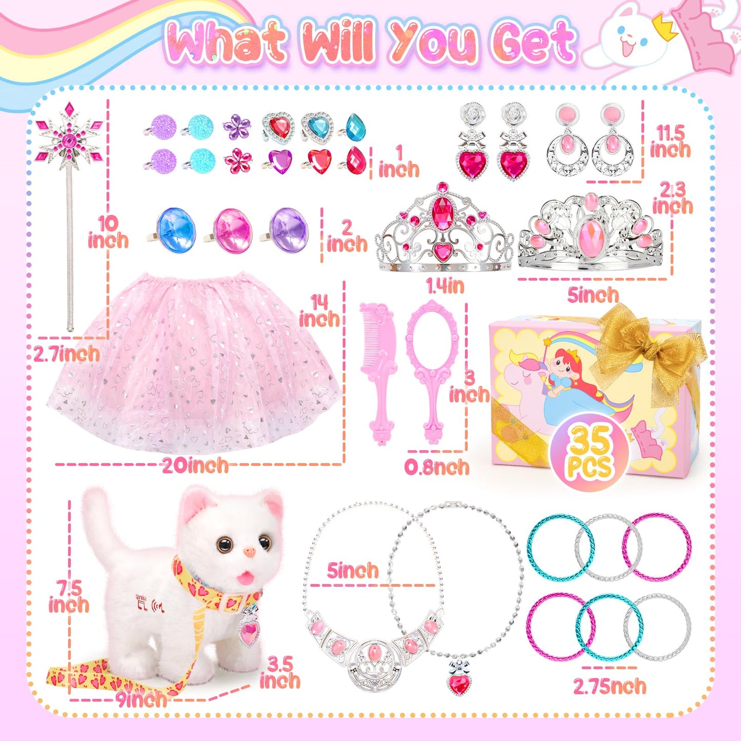Tagitary Kids Cute Plush Toys for Kids Toddlers Birthday Gift