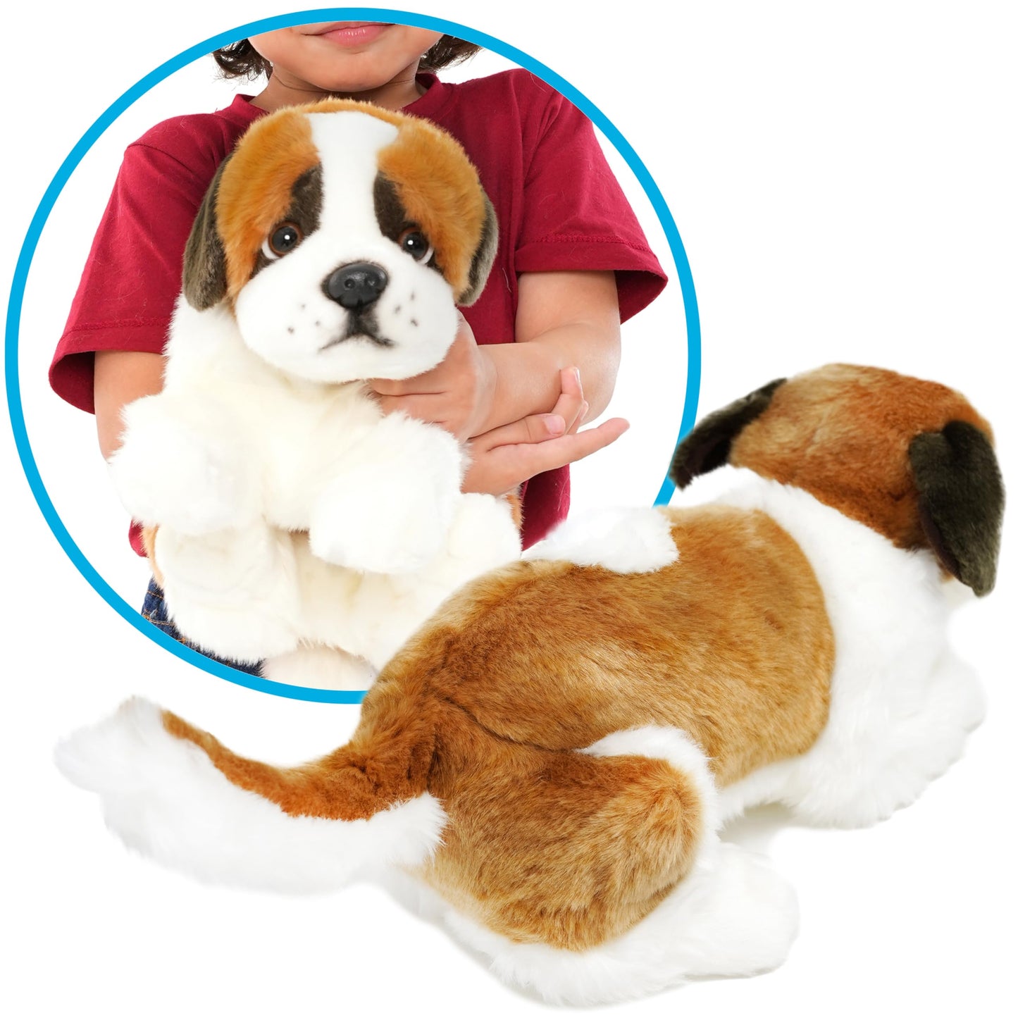 Bernadette The Saint Bernard - 15 Inch Stuffed Animal Plush - by TigerHart Toys