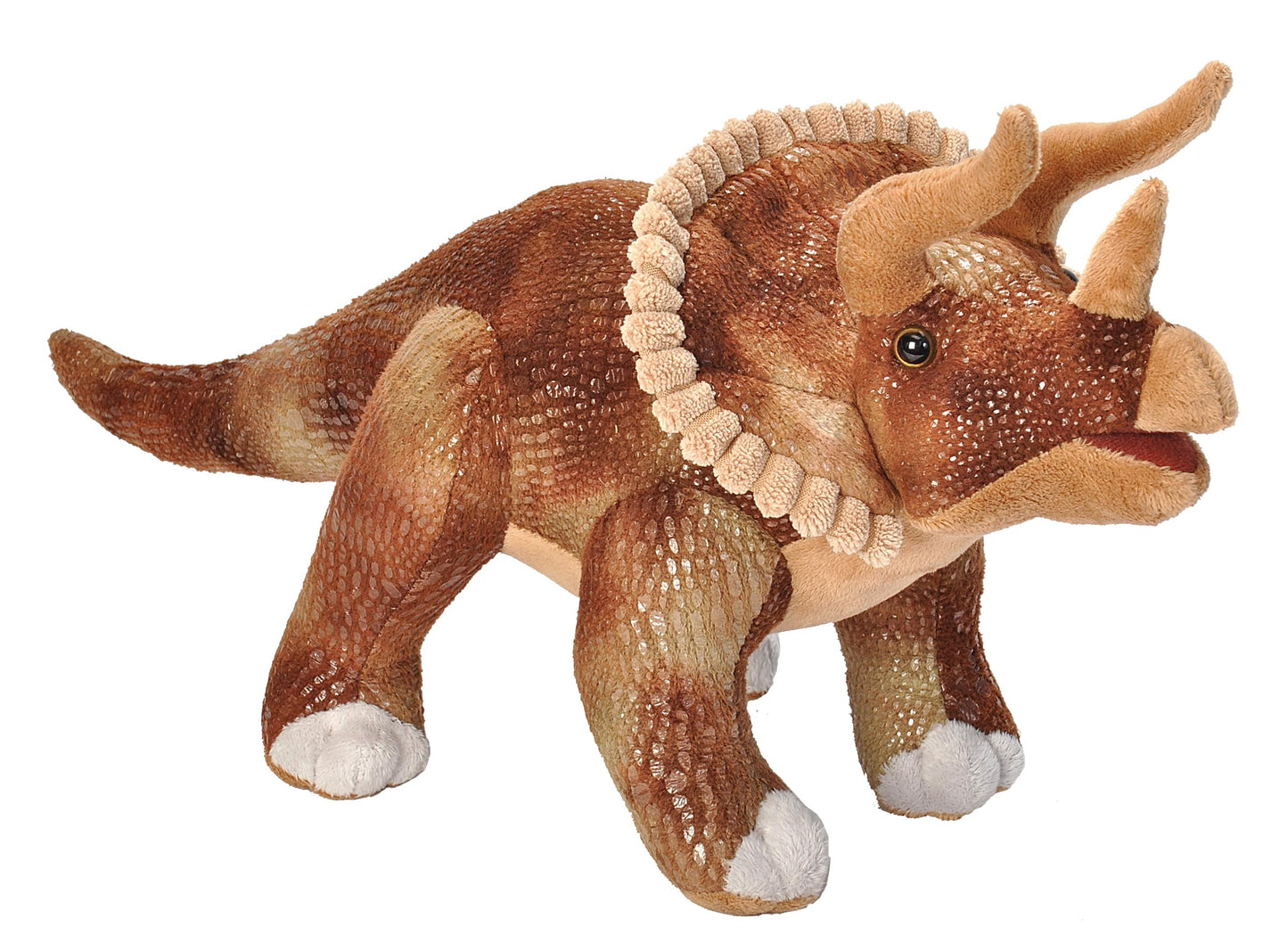 Wild Republic Triceratops Plush, Stuffed Animal, Plush Toy, Gifts for Kids, Dinosauria 17"