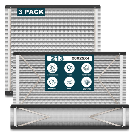 3 Packs 213 Replacement Filter for AprilAire Whole House Air Purifier, Models 1210, 1620, 2120, 2200, 2210, 2216, 3210, 4200, MERV 13 Furnace Air Purifier, (Actual Size: 20.8x24.8x4 Inch)