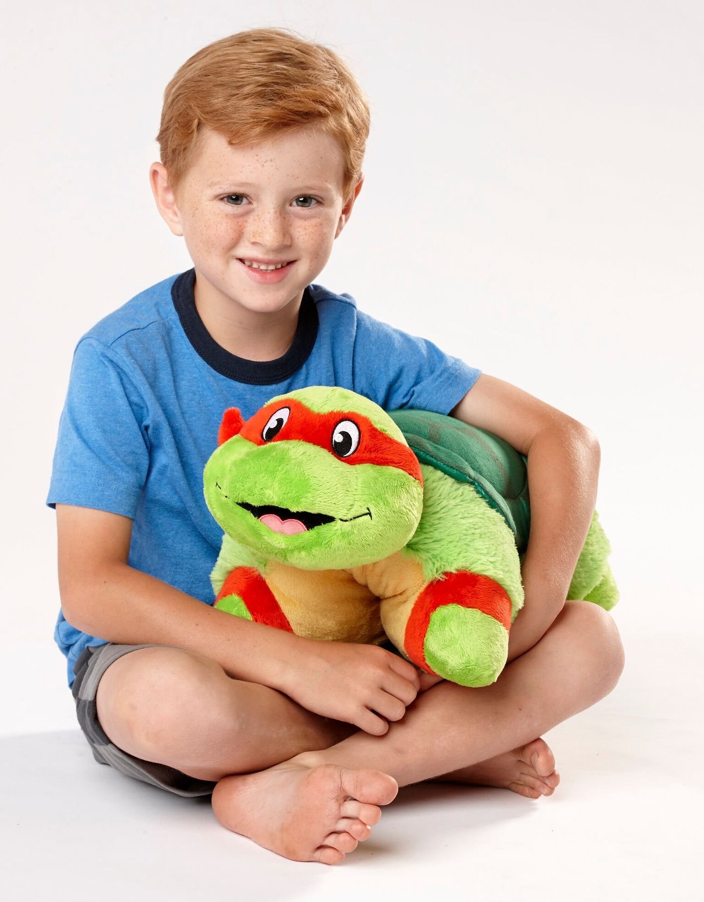 Pillow Pets Raphael TMNT, Nickelodeon Teenage Mutant Ninja Turtles Stuffed Animal Plush Toy, 16"