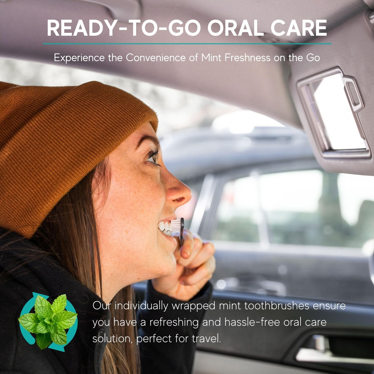 80 Prepasted Disposable Toothbrushes Individually Wrapped - Single Use Pre Pasted Disposable Toothbrushes with Toothpaste Built In - Waterless Toothbrush for Travel, Airbnb Guests, Hotel, & Camping