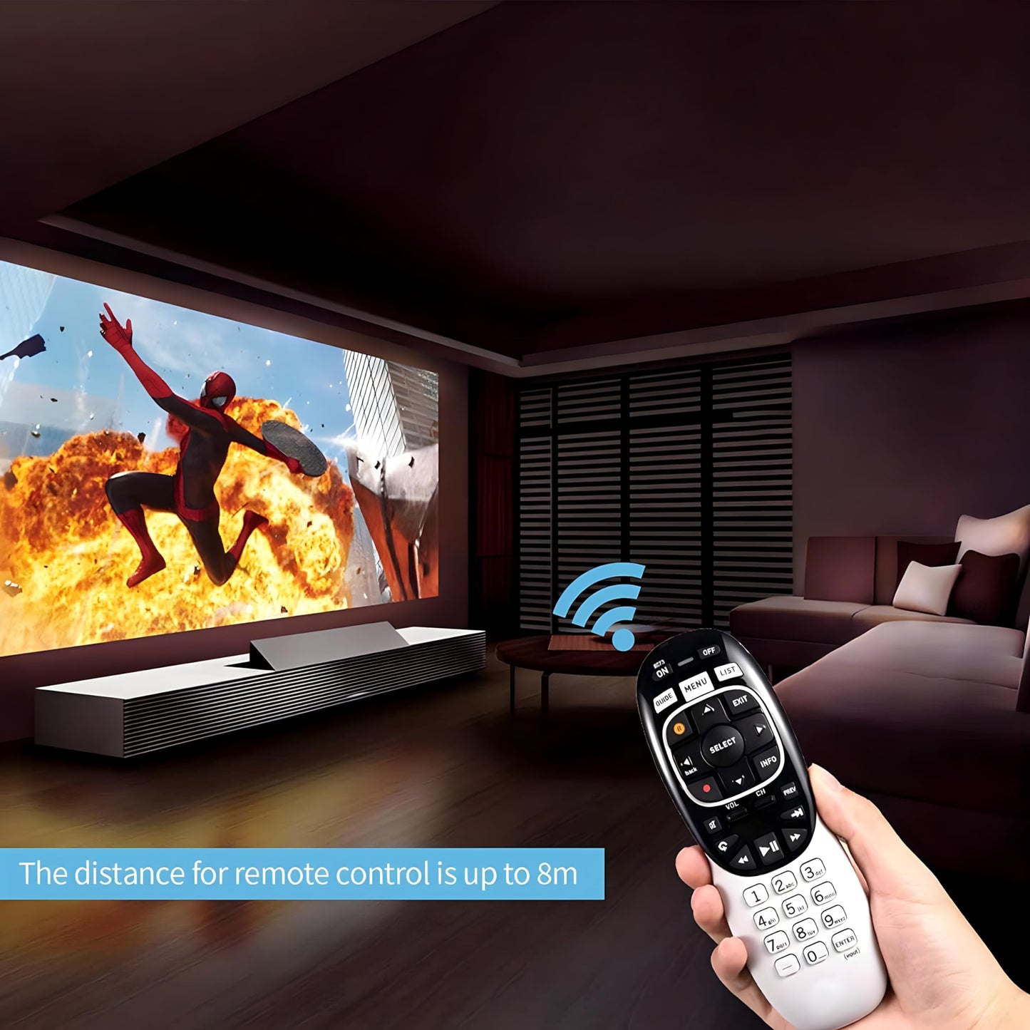 Buck AT&T DirecTV RC73 IR/RF Universal Wireless Genie Remote Control Replacement, Compatible with DirecTV HR20/HR21/HR34/HR44/HR54 DVR Satellite Dish Receiver