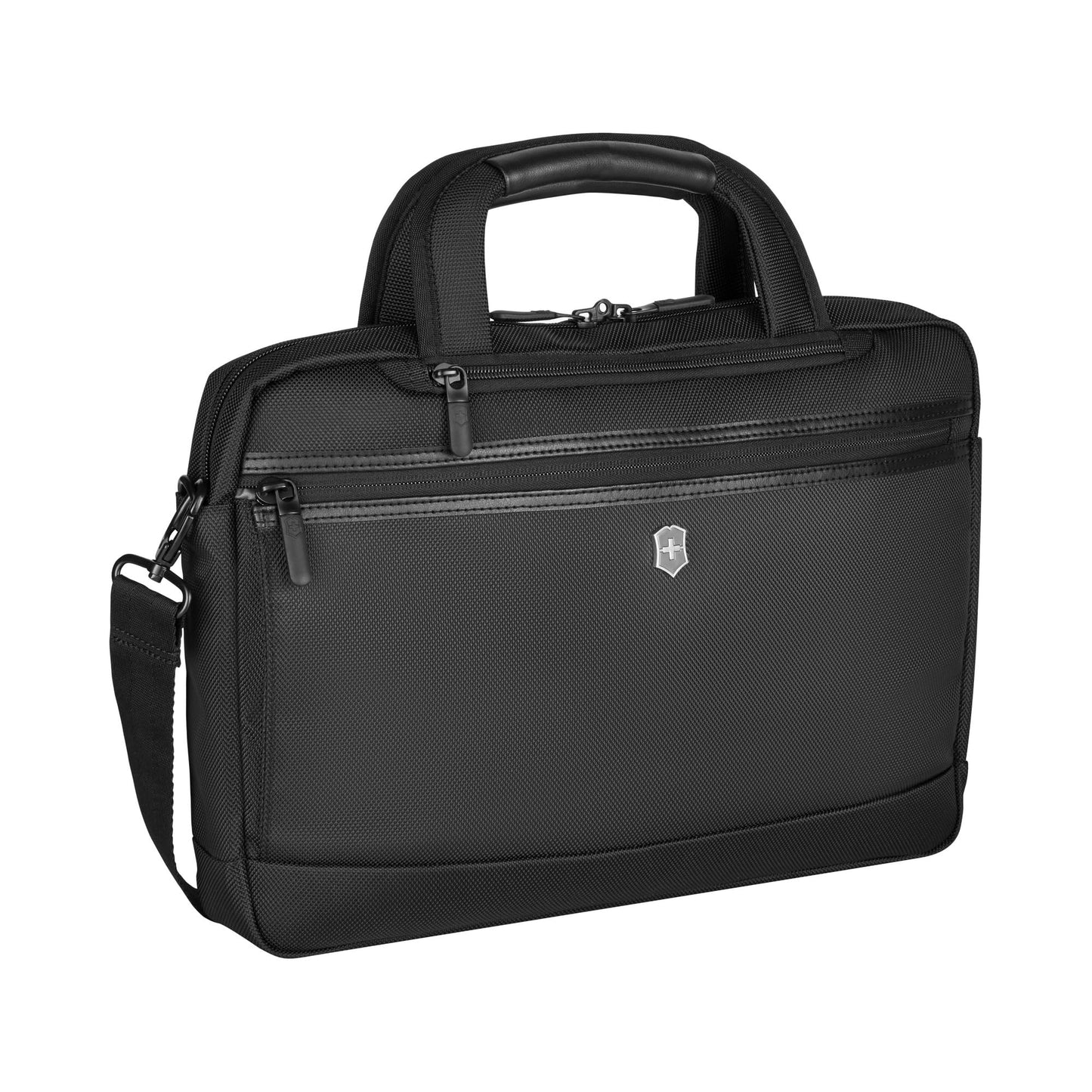 Victorinox Journey Pivot 14" Slimline Briefcase Black