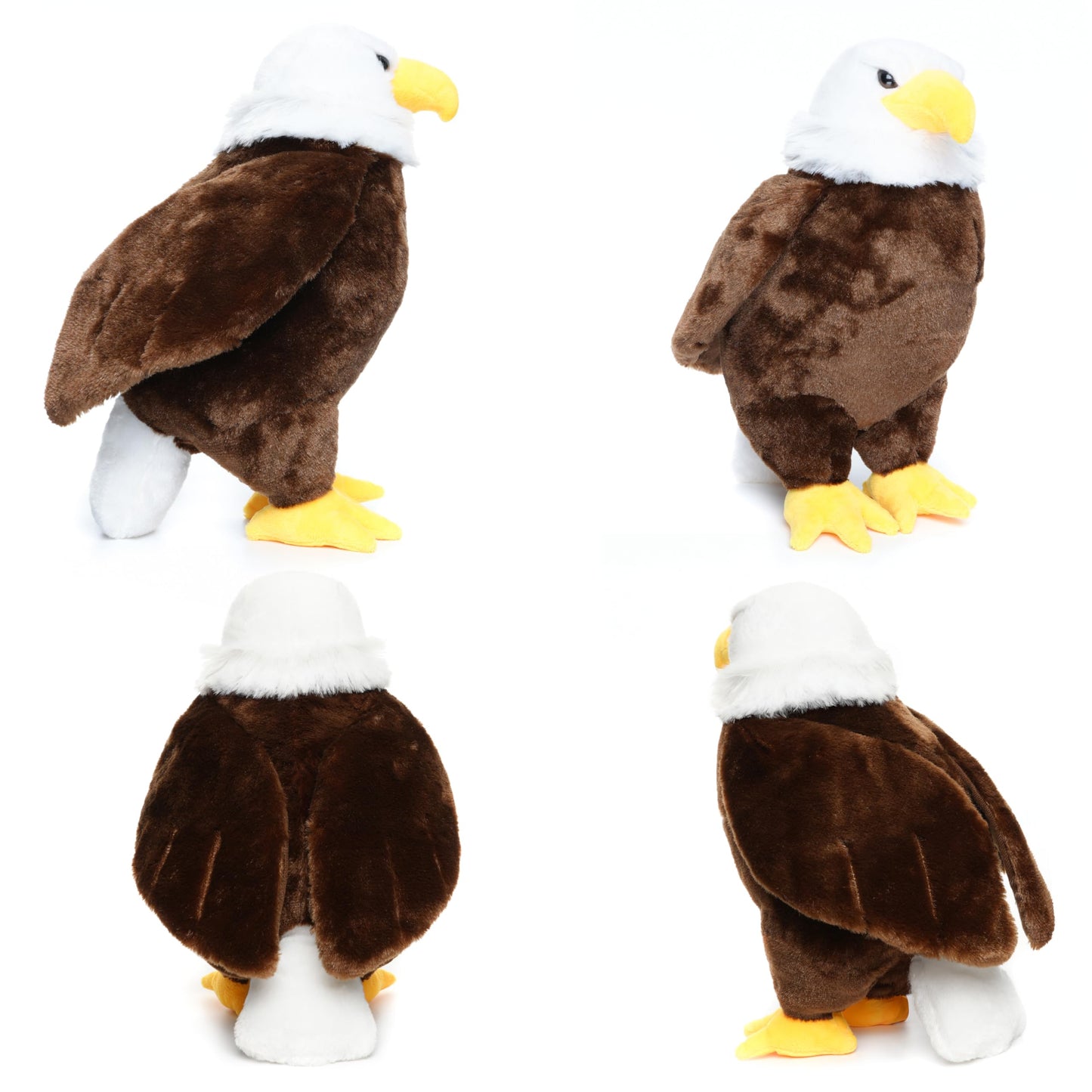 WEIGEDU Hawk Eagle Stuffed Animals, Stuffed Eagle Hawk, Eagle Plush Toys for Boy Girl Kids Birthday, 12 inches